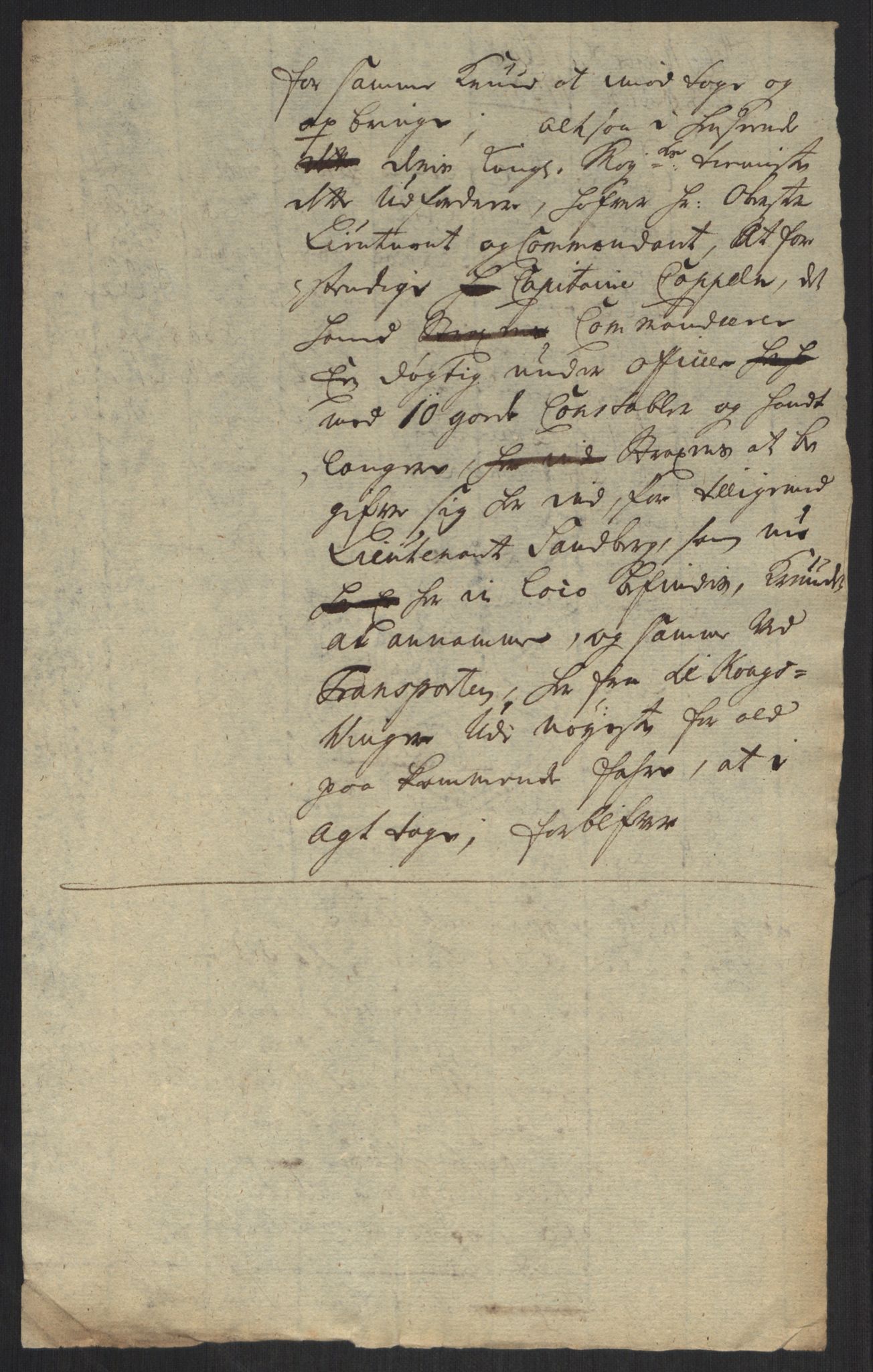 Kommanderende general (KG I) med Det norske krigsdirektorium, AV/RA-EA-5419/B/L0013: Kommanderende generals konsepter, 1730-1733, p. 539