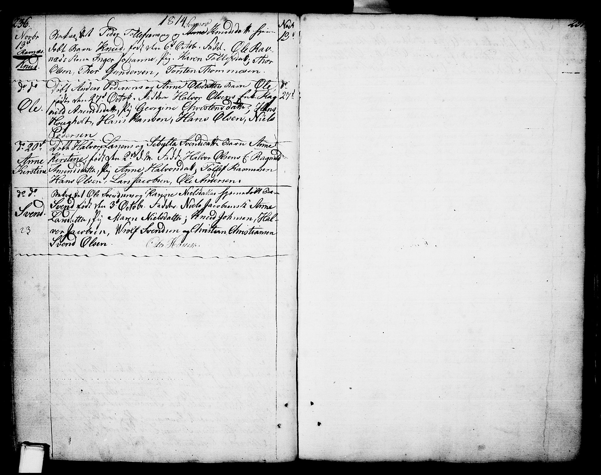 Porsgrunn kirkebøker , SAKO/A-104/F/Fa/L0002: Parish register (official) no. 2, 1764-1814, p. 236-237