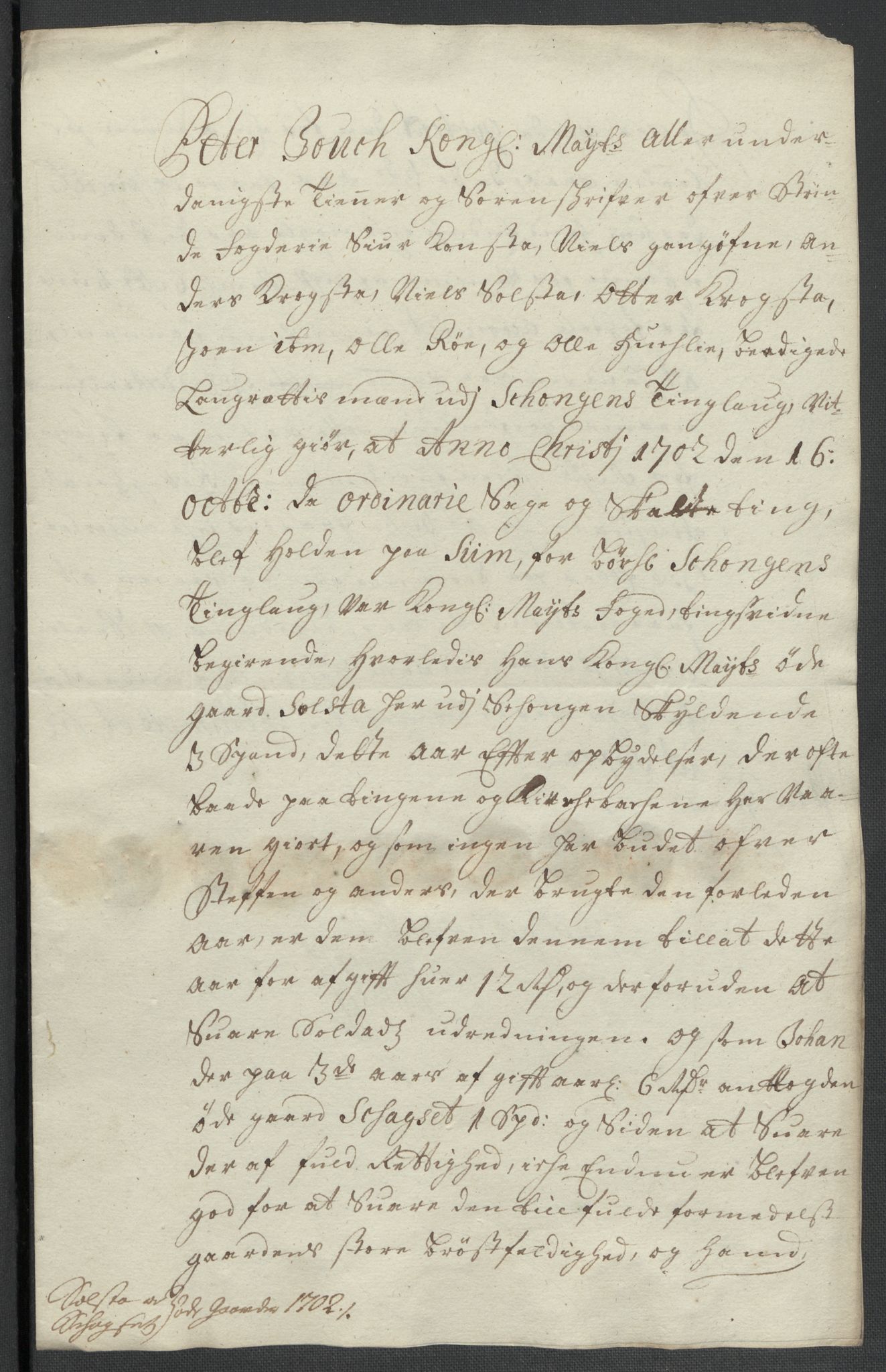 Rentekammeret inntil 1814, Reviderte regnskaper, Fogderegnskap, AV/RA-EA-4092/R61/L4108: Fogderegnskap Strinda og Selbu, 1701-1703, p. 263