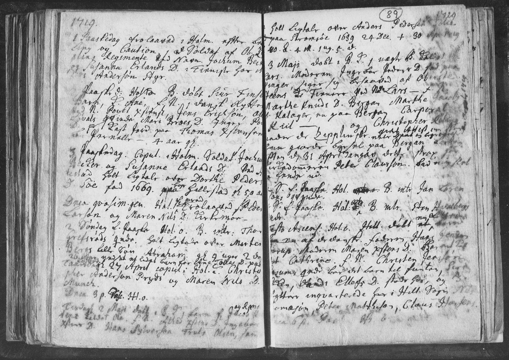 Botne kirkebøker, AV/SAKO-A-340/F/Fa/L0001b: Parish register (official) no. I 1B, 1707-1722, p. 89