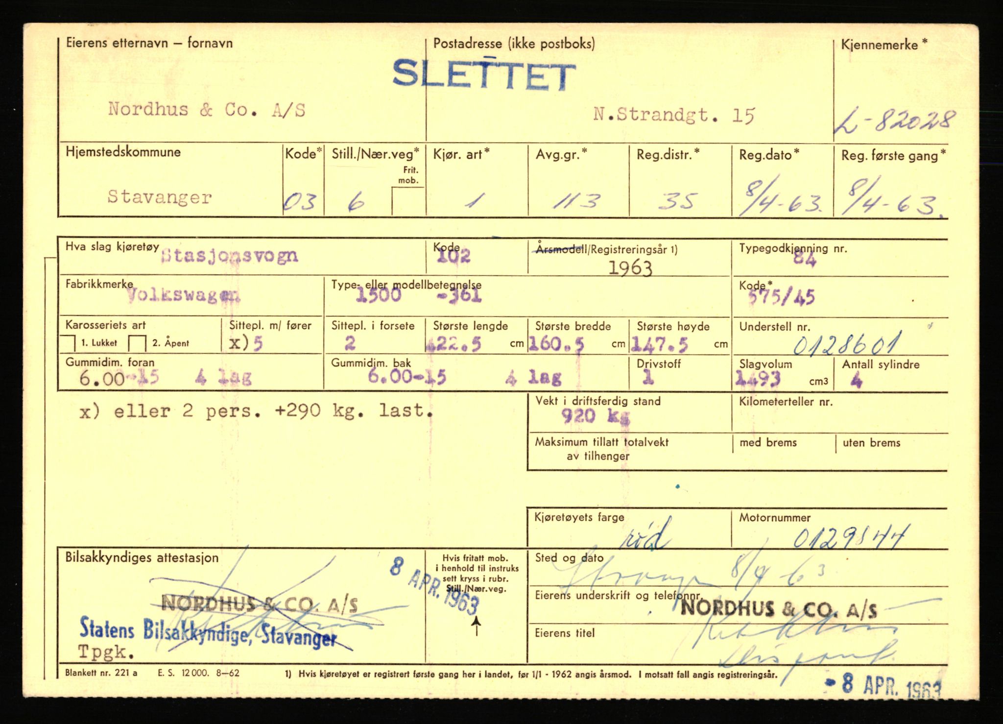 Stavanger trafikkstasjon, AV/SAST-A-101942/0/F/L0071: L-80500 - L-82199, 1930-1971, p. 2493