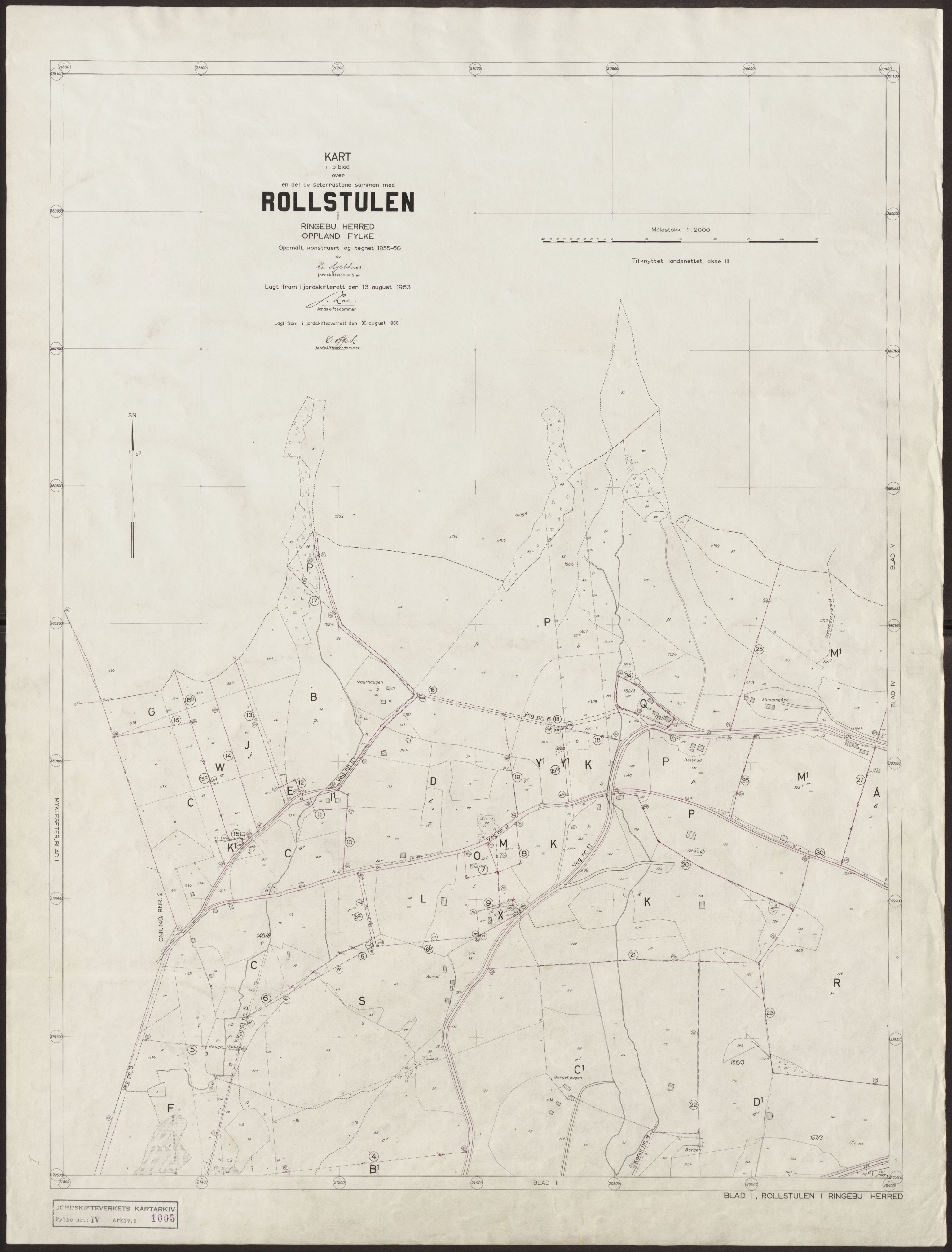 Jordskifteverkets kartarkiv, AV/RA-S-3929/T, 1859-1988, p. 1255