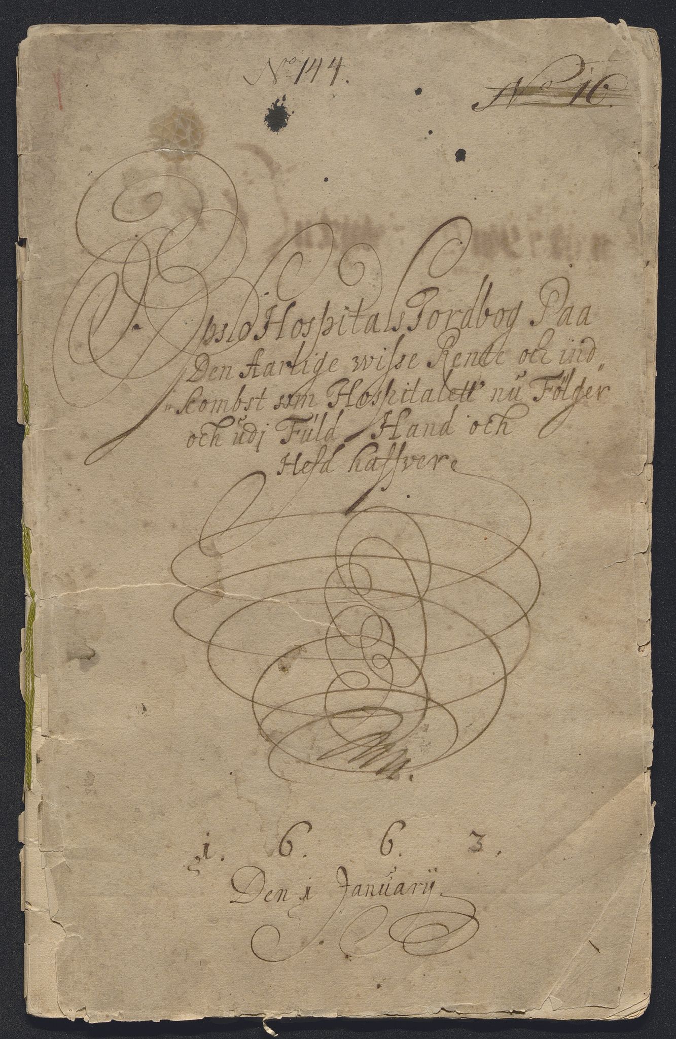 Oslo stiftsdireksjon, SAO/A-11085/K/Kb/L0002/0012: Oslo Hospital / Jordebøker, 1643-1663, p. 21