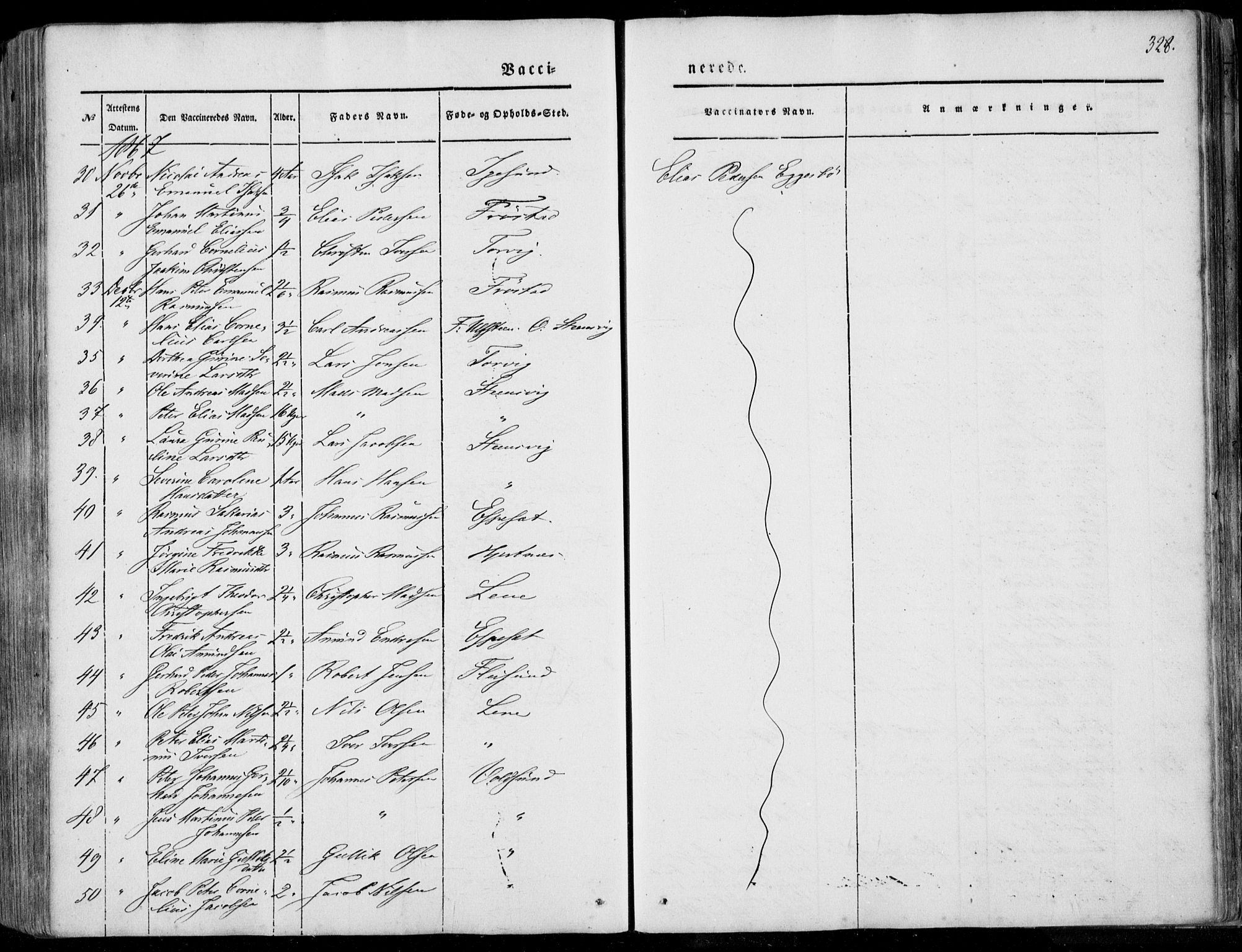 Ministerialprotokoller, klokkerbøker og fødselsregistre - Møre og Romsdal, AV/SAT-A-1454/507/L0070: Parish register (official) no. 507A05, 1842-1873, p. 328