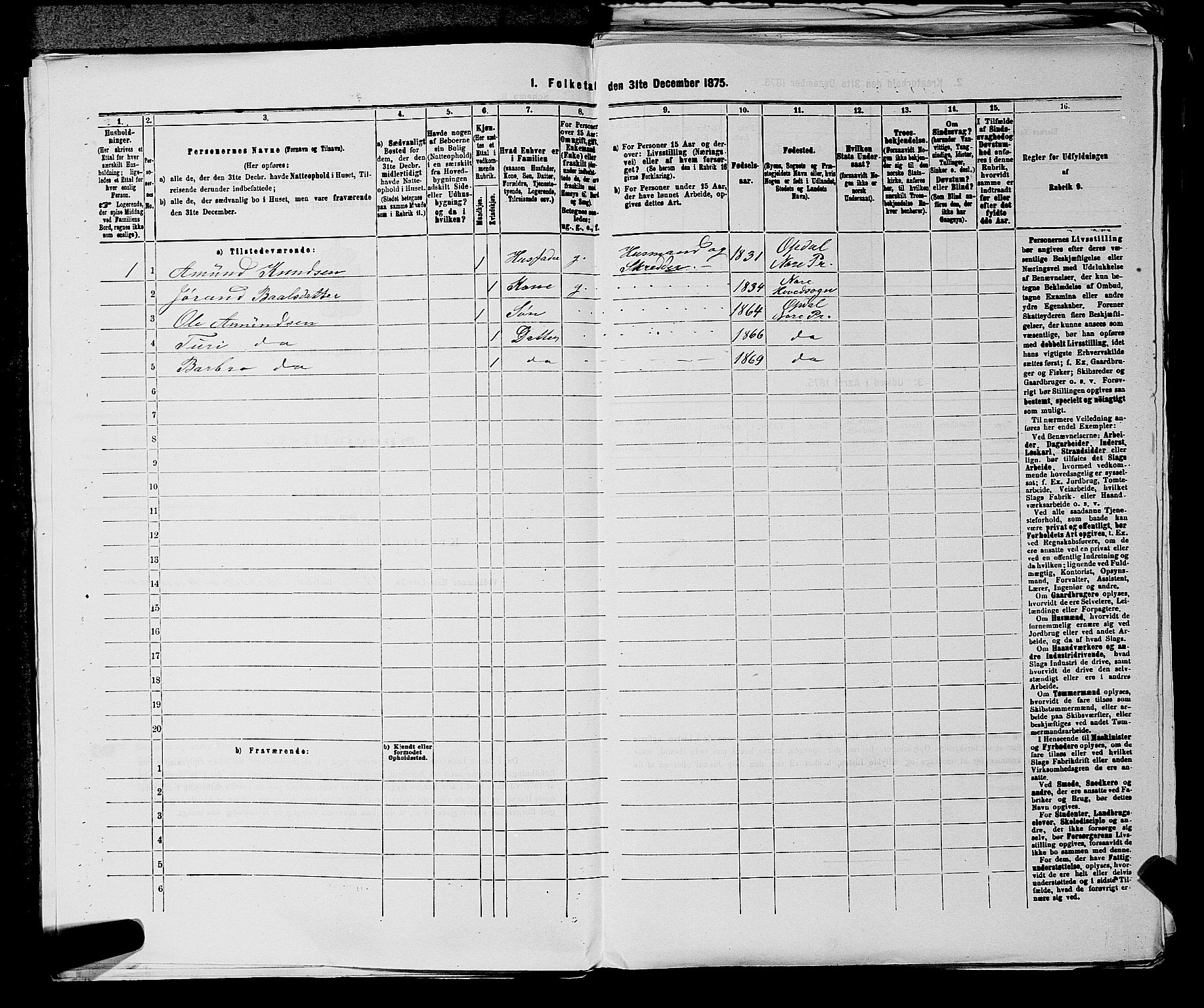 SAKO, 1875 census for 0633P Nore, 1875, p. 473