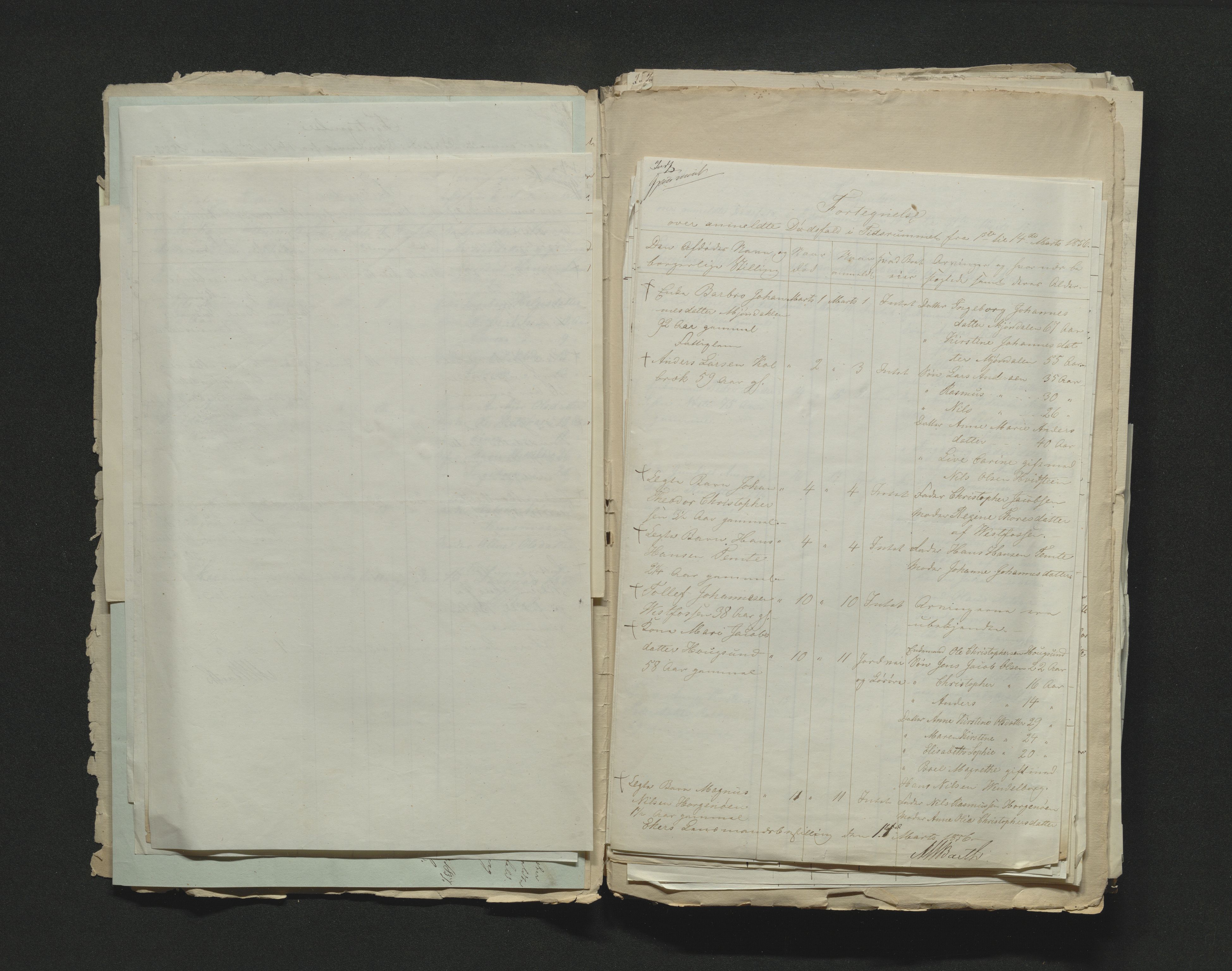 Eiker, Modum og Sigdal sorenskriveri, AV/SAKO-A-123/H/Ha/Hab/L0009: Dødsfallsmeldinger, 1854-1857, p. 272