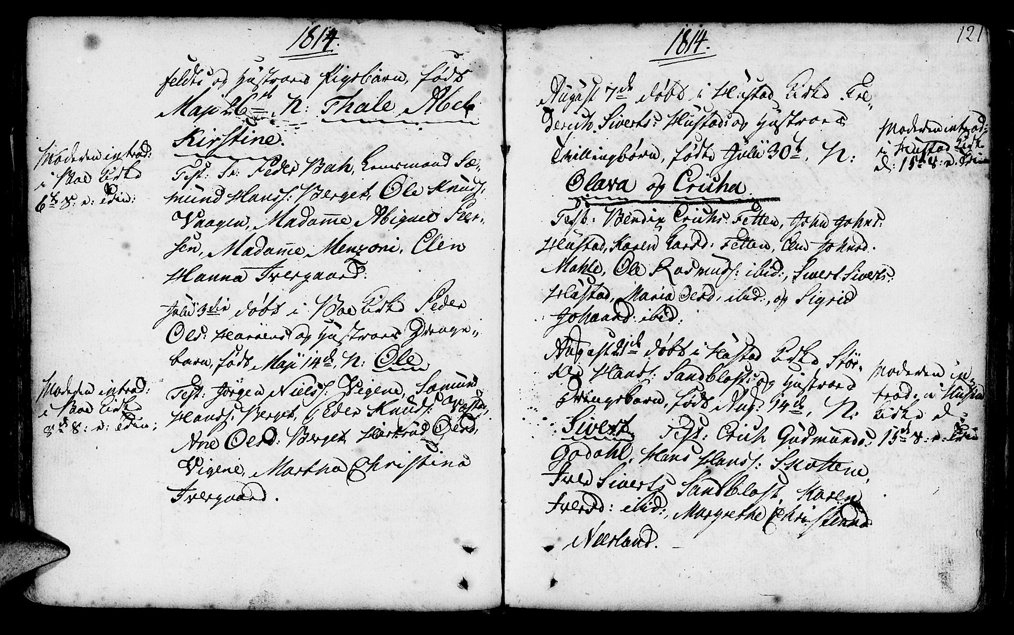 Ministerialprotokoller, klokkerbøker og fødselsregistre - Møre og Romsdal, SAT/A-1454/566/L0761: Parish register (official) no. 566A02 /1, 1767-1817, p. 121