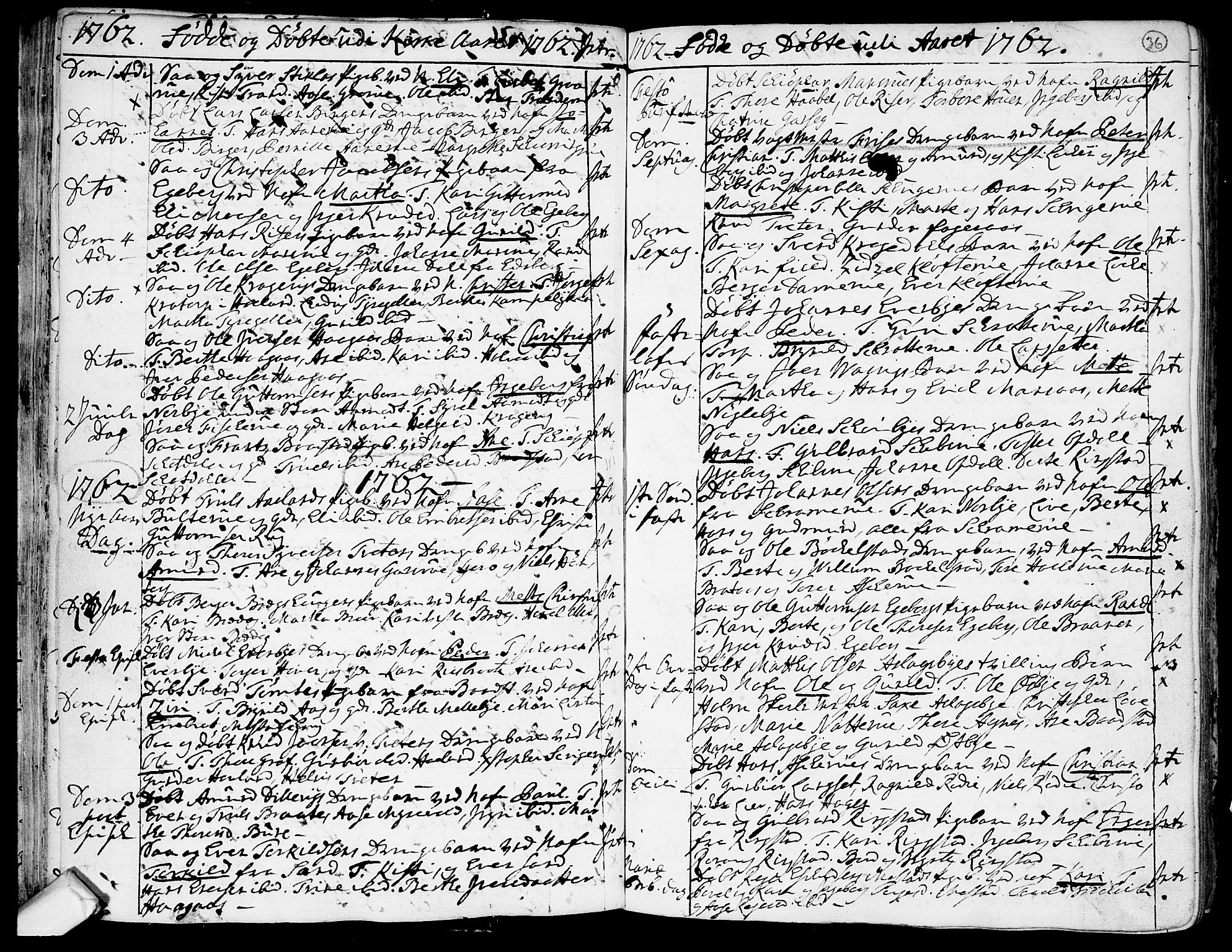 Trøgstad prestekontor Kirkebøker, SAO/A-10925/F/Fa/L0004: Parish register (official) no. I 4, 1750-1784, p. 36