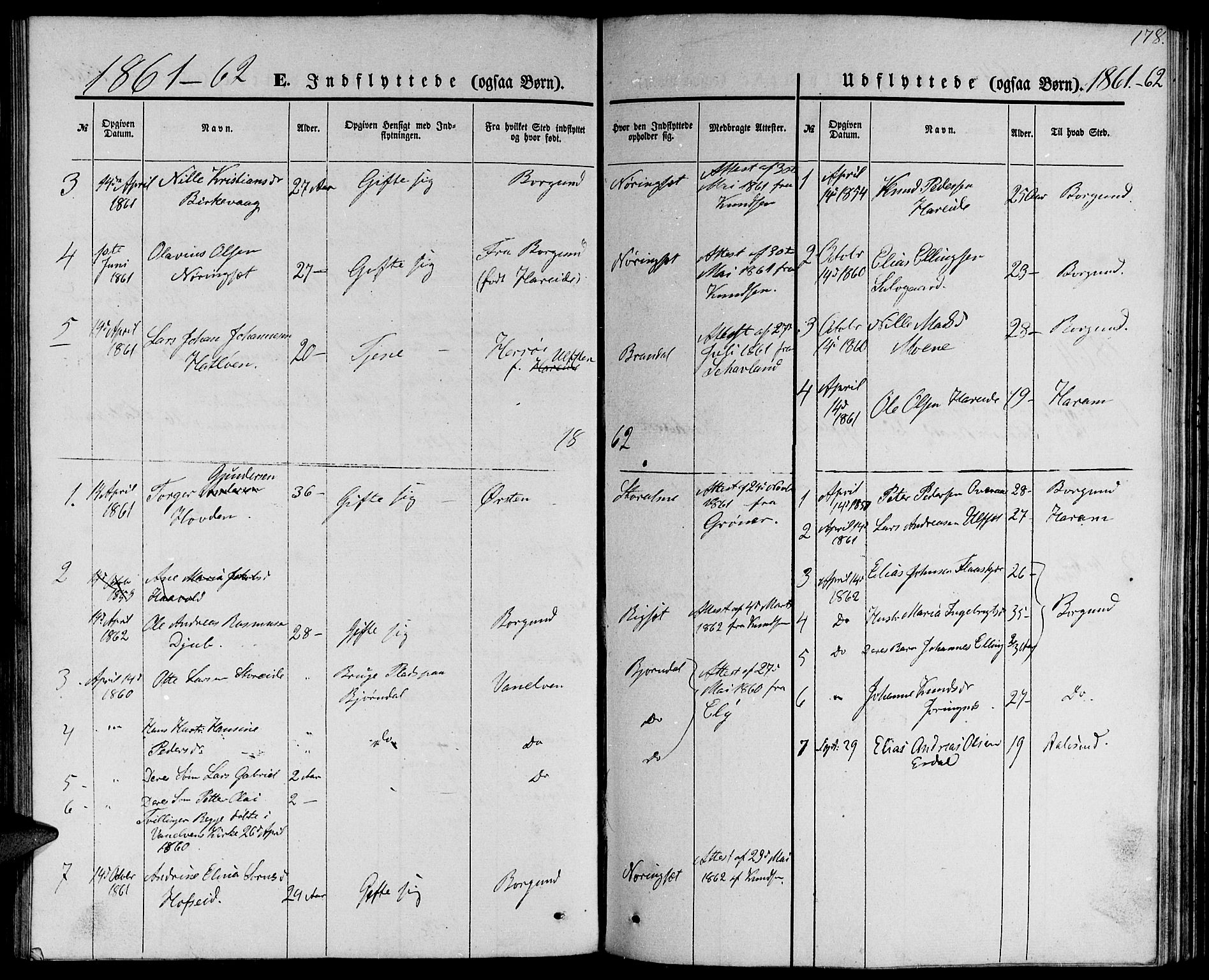 Ministerialprotokoller, klokkerbøker og fødselsregistre - Møre og Romsdal, SAT/A-1454/510/L0124: Parish register (copy) no. 510C01, 1854-1877, p. 178