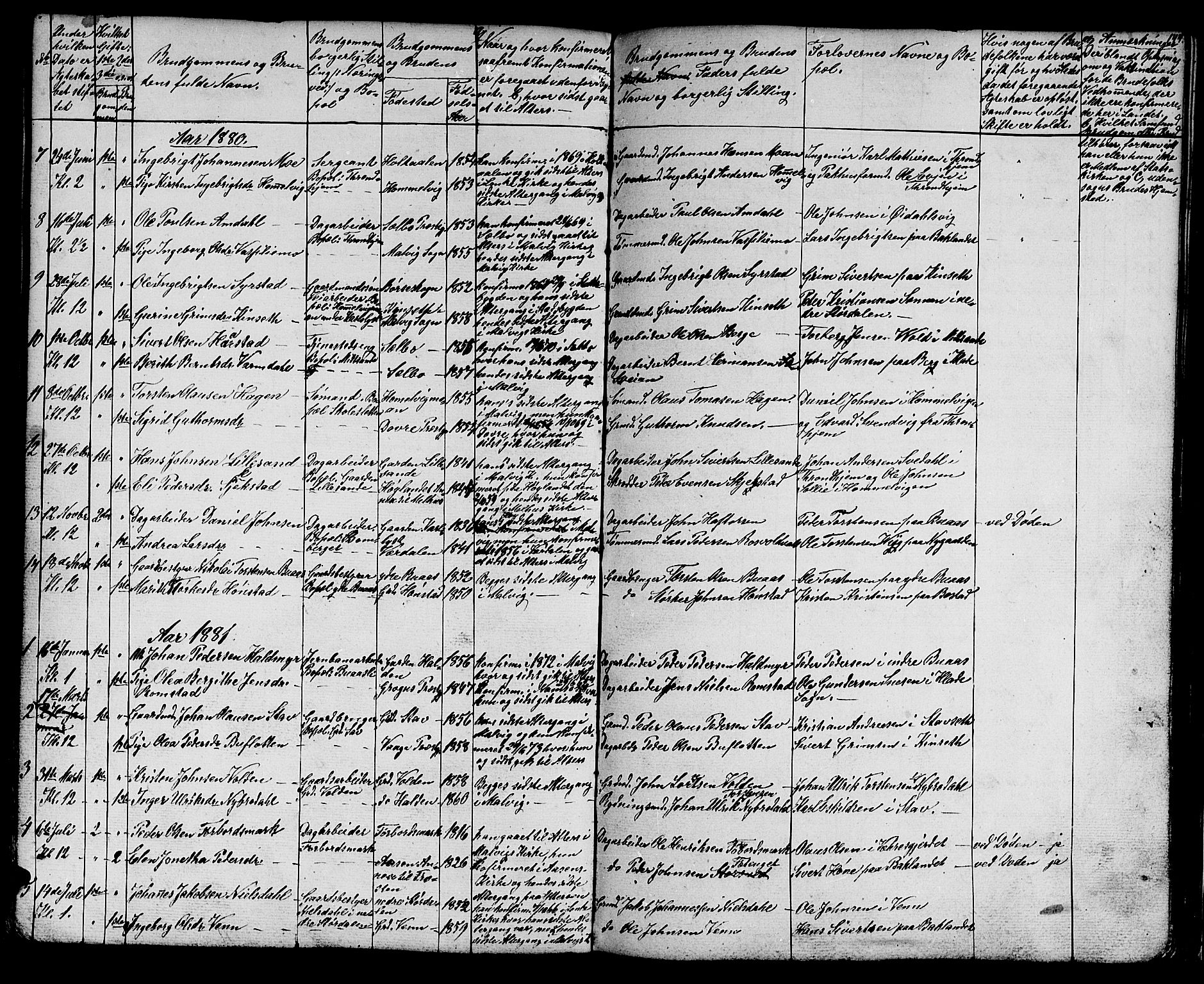 Ministerialprotokoller, klokkerbøker og fødselsregistre - Sør-Trøndelag, AV/SAT-A-1456/616/L0422: Parish register (copy) no. 616C05, 1850-1888, p. 144