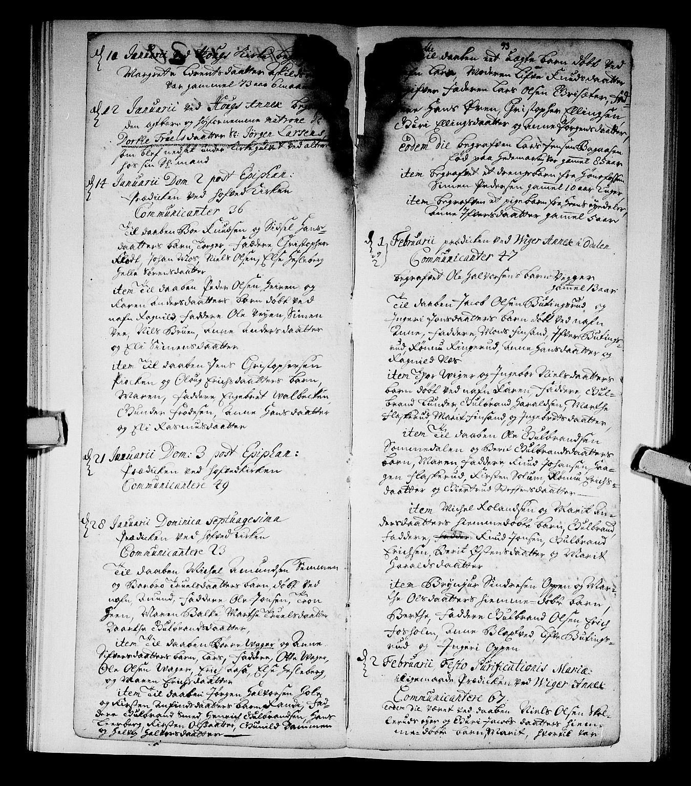 Norderhov kirkebøker, AV/SAKO-A-237/F/Fa/L0002a: Parish register (official) no. 2A, 1716-1725, p. 92-93