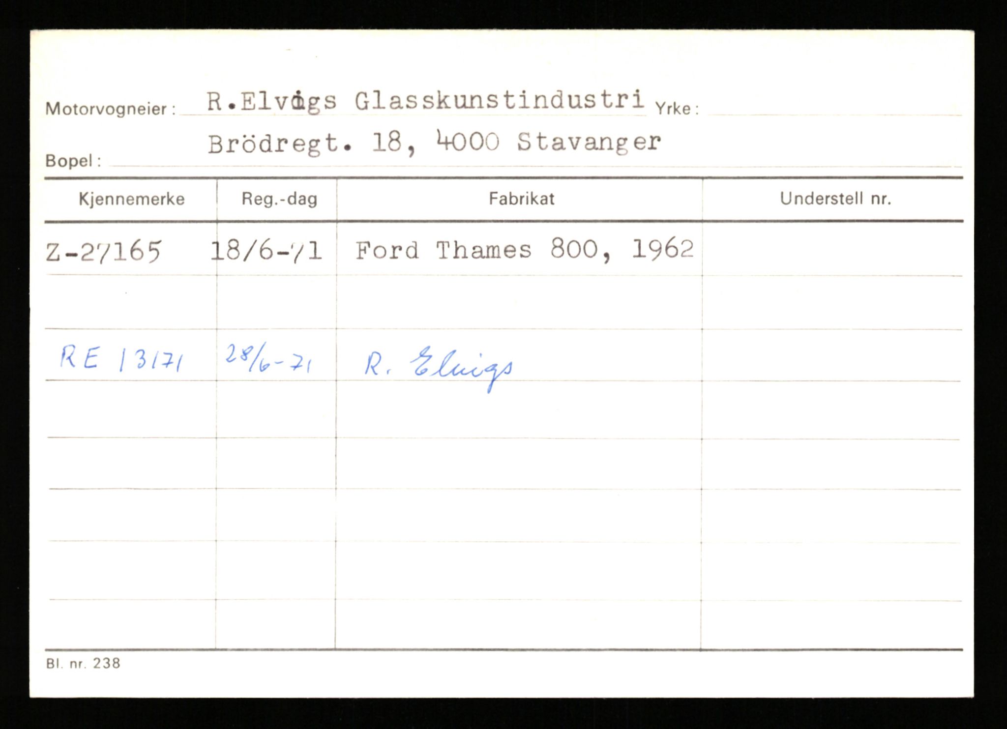 Stavanger trafikkstasjon, SAST/A-101942/0/G/L0005: Registreringsnummer: 23000 - 34245, 1930-1971, p. 1387