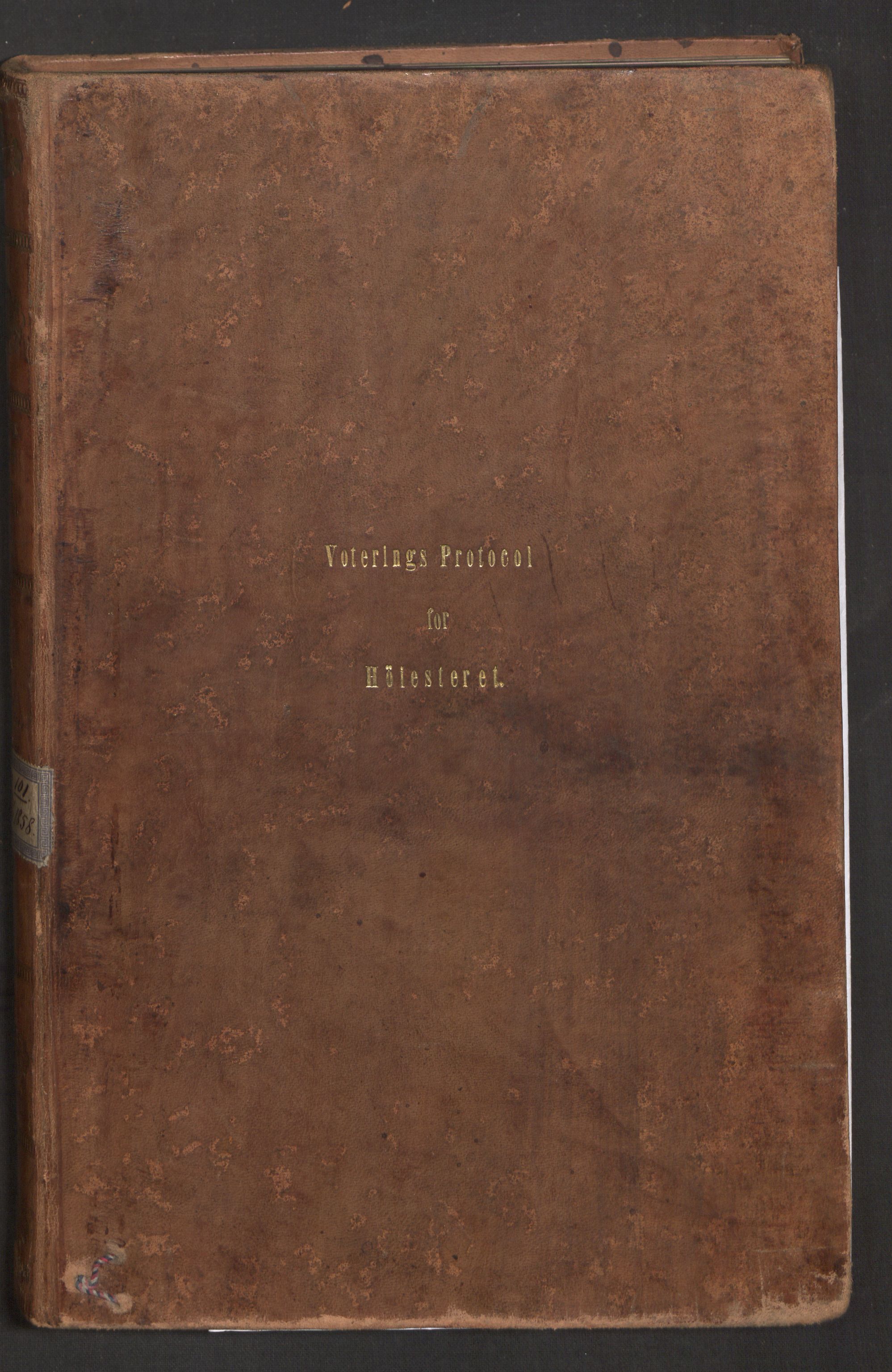 Høyesterett, AV/RA-S-1002/E/Eb/Ebb/L0048/0003: Voteringsprotokoller / Voteringsprotokoll, 1857-1858