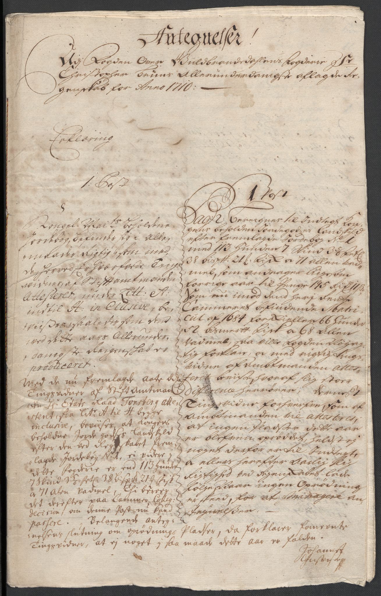 Rentekammeret inntil 1814, Reviderte regnskaper, Fogderegnskap, RA/EA-4092/R17/L1179: Fogderegnskap Gudbrandsdal, 1708-1710, p. 425