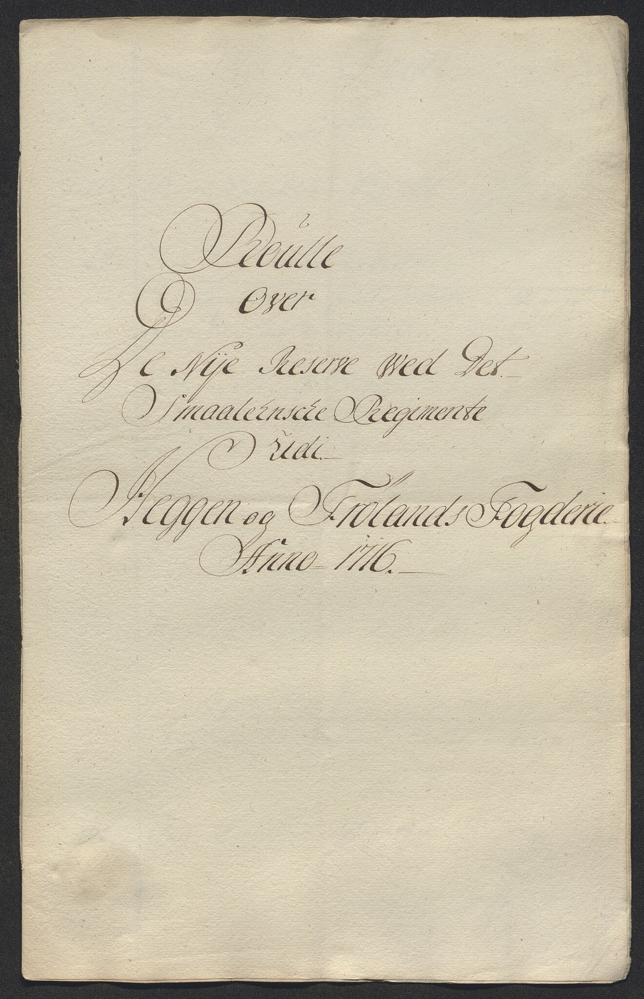 Kristiania stiftamt, AV/SAO-A-10386/E/Ed/Ede/L0005: Fogder, 1716, p. 86