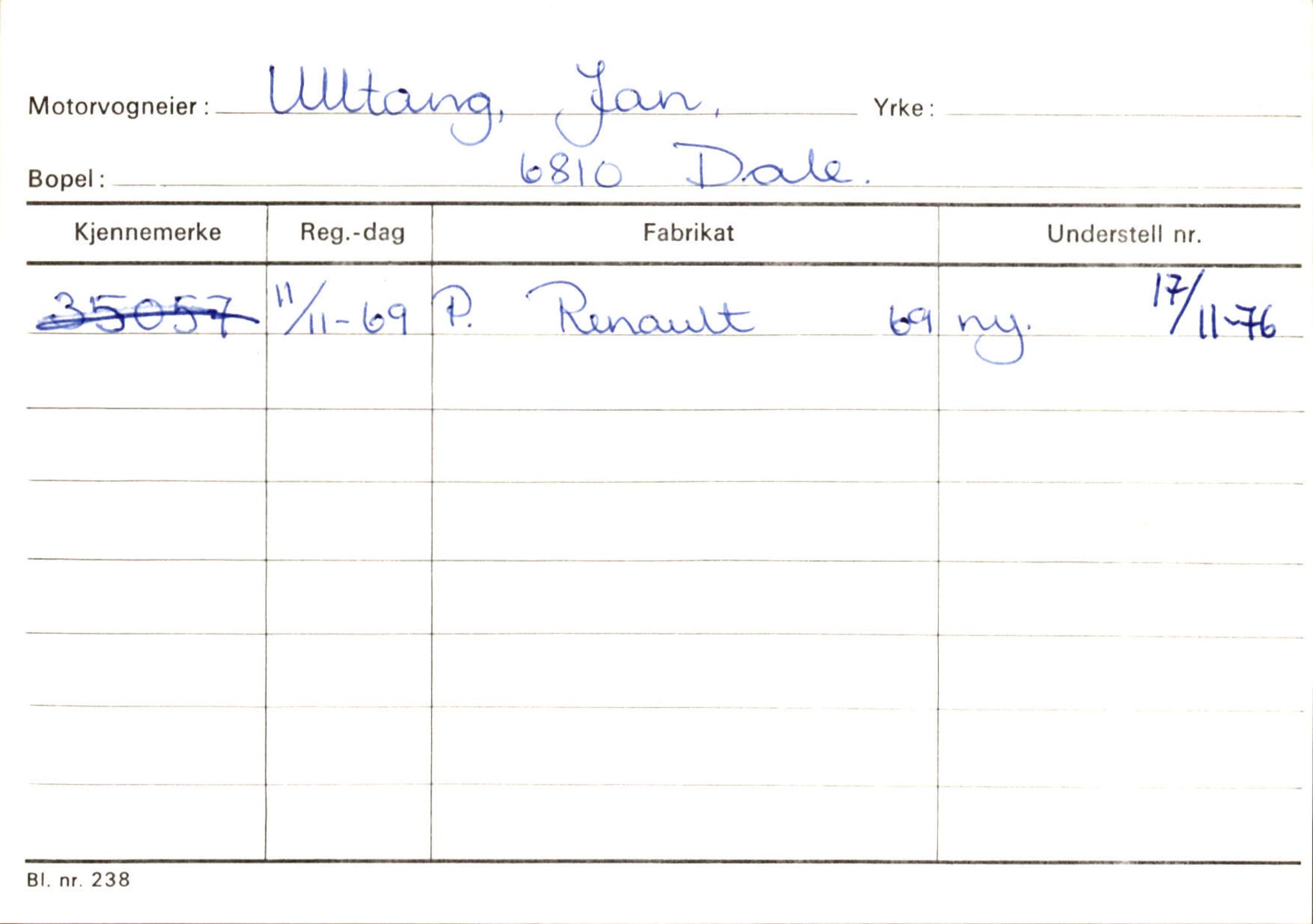 Statens vegvesen, Sogn og Fjordane vegkontor, SAB/A-5301/4/F/L0126: Eigarregister Fjaler M-Å. Leikanger A-Å, 1945-1975, p. 544