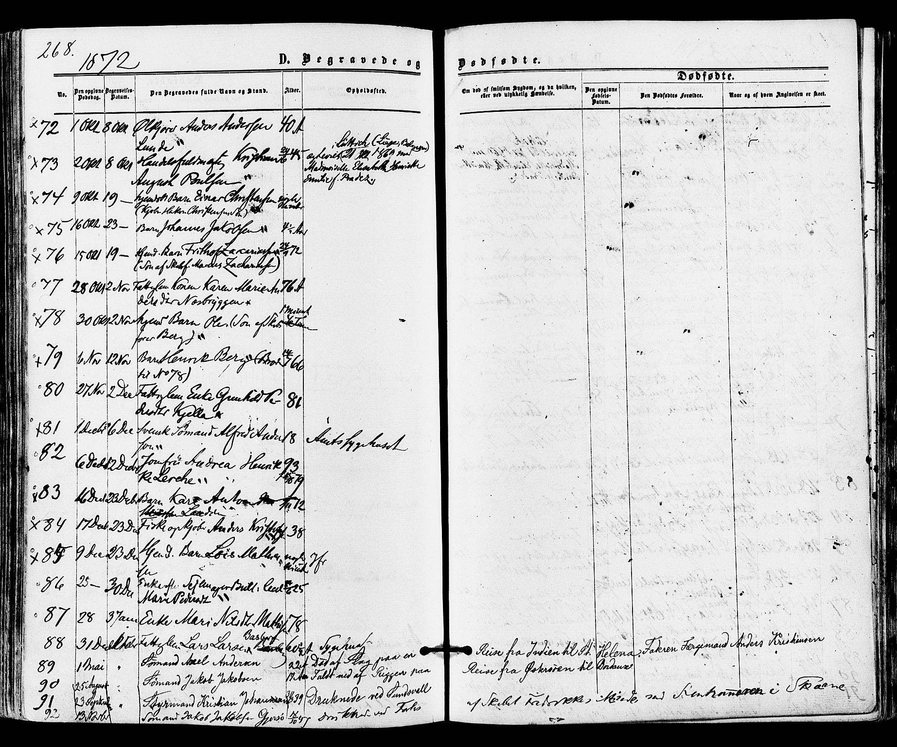 Tønsberg kirkebøker, SAKO/A-330/F/Fa/L0009: Parish register (official) no. I 9, 1865-1873, p. 268