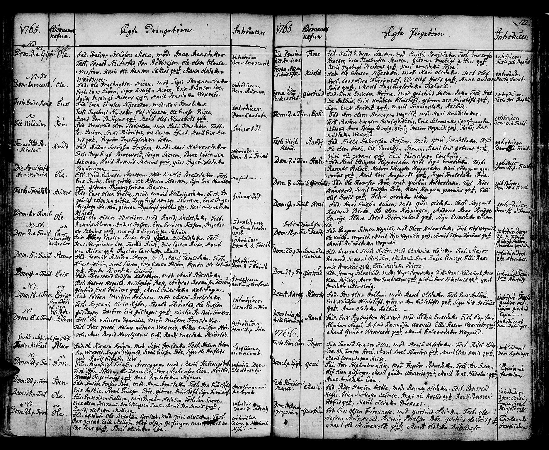 Ministerialprotokoller, klokkerbøker og fødselsregistre - Sør-Trøndelag, SAT/A-1456/678/L0891: Parish register (official) no. 678A01, 1739-1780, p. 122