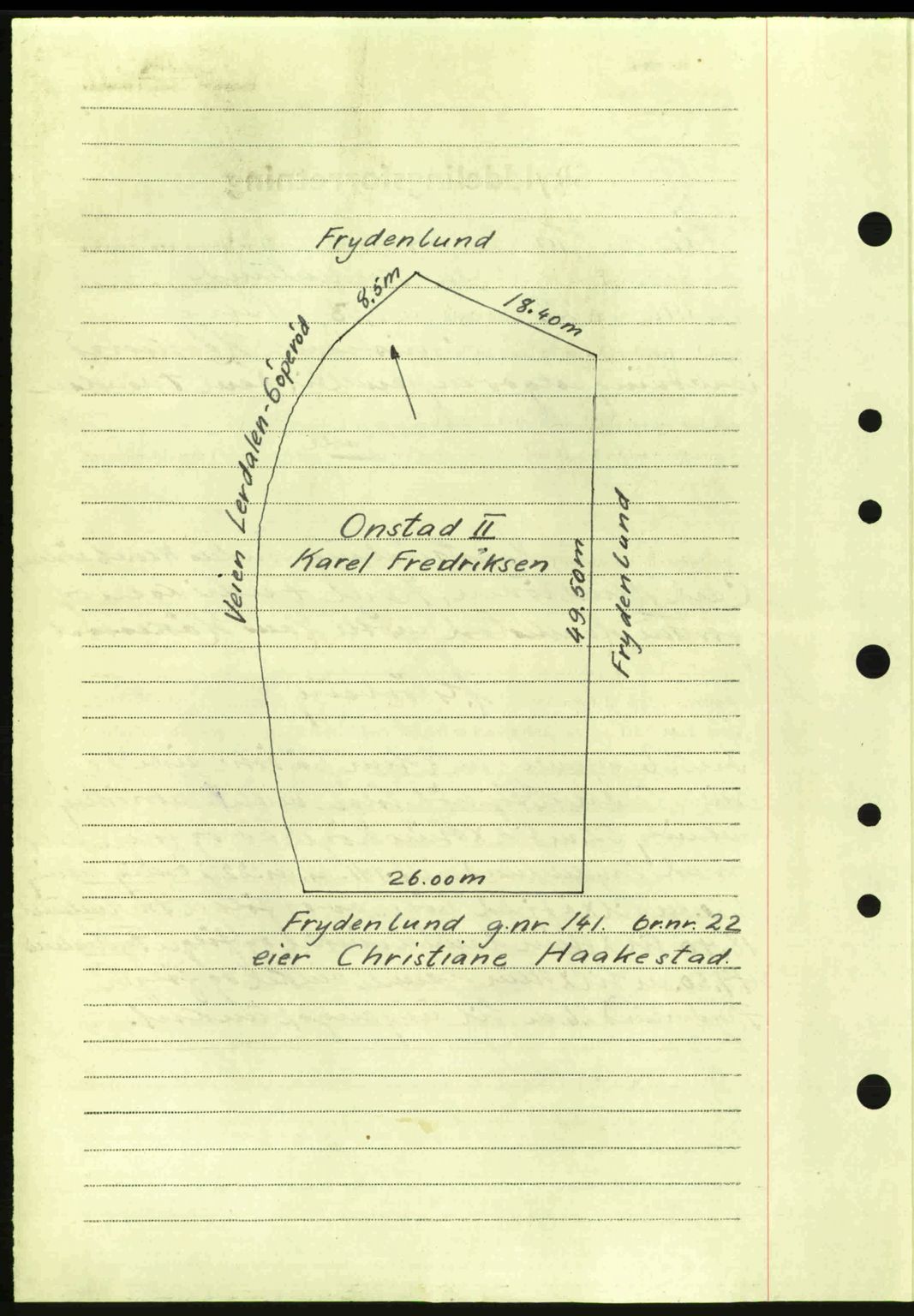 Idd og Marker sorenskriveri, AV/SAO-A-10283/G/Gb/Gbb/L0007: Mortgage book no. A7, 1944-1945, Diary no: : 1/1945