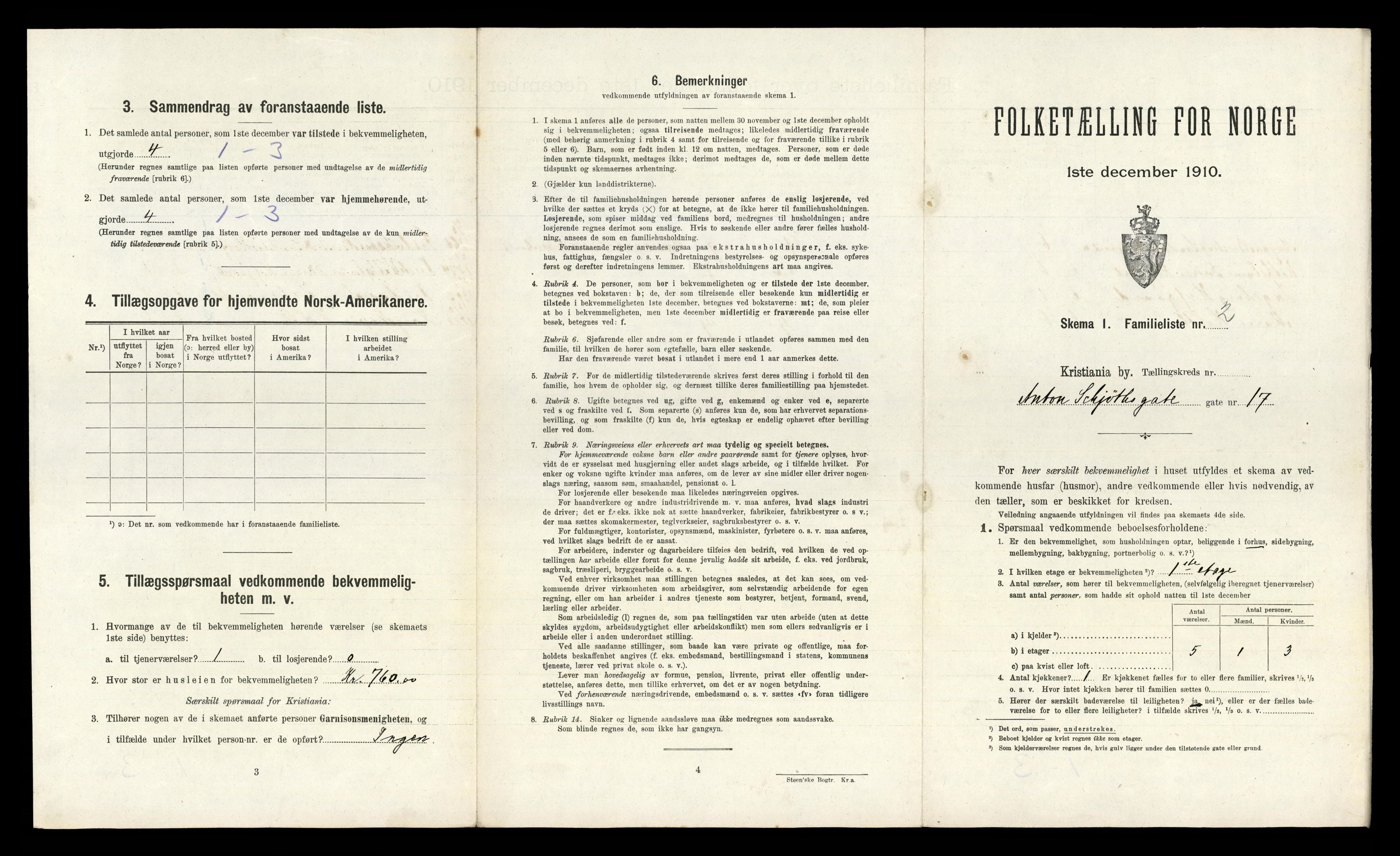 RA, 1910 census for Kristiania, 1910, p. 2559