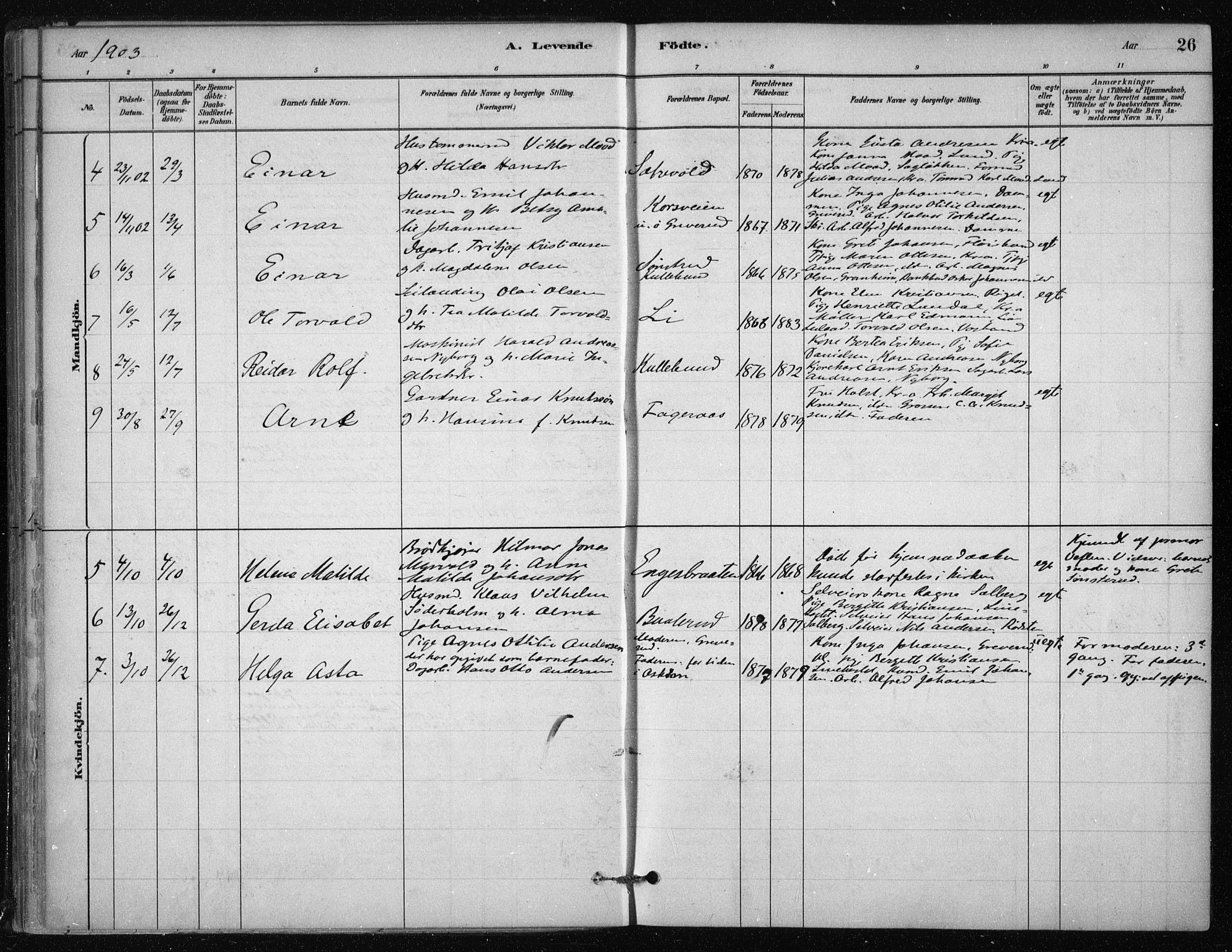 Nesodden prestekontor Kirkebøker, SAO/A-10013/F/Fb/L0001: Parish register (official) no. II 1, 1880-1915, p. 26