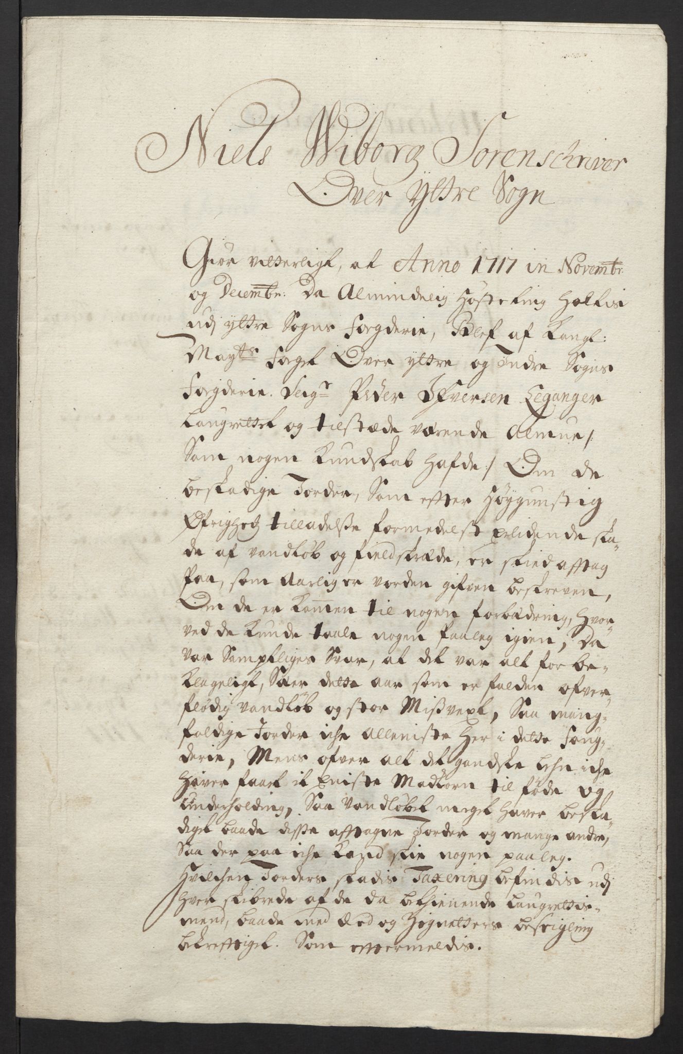 Rentekammeret inntil 1814, Reviderte regnskaper, Fogderegnskap, AV/RA-EA-4092/R52/L3321: Fogderegnskap Sogn, 1717-1718, p. 204