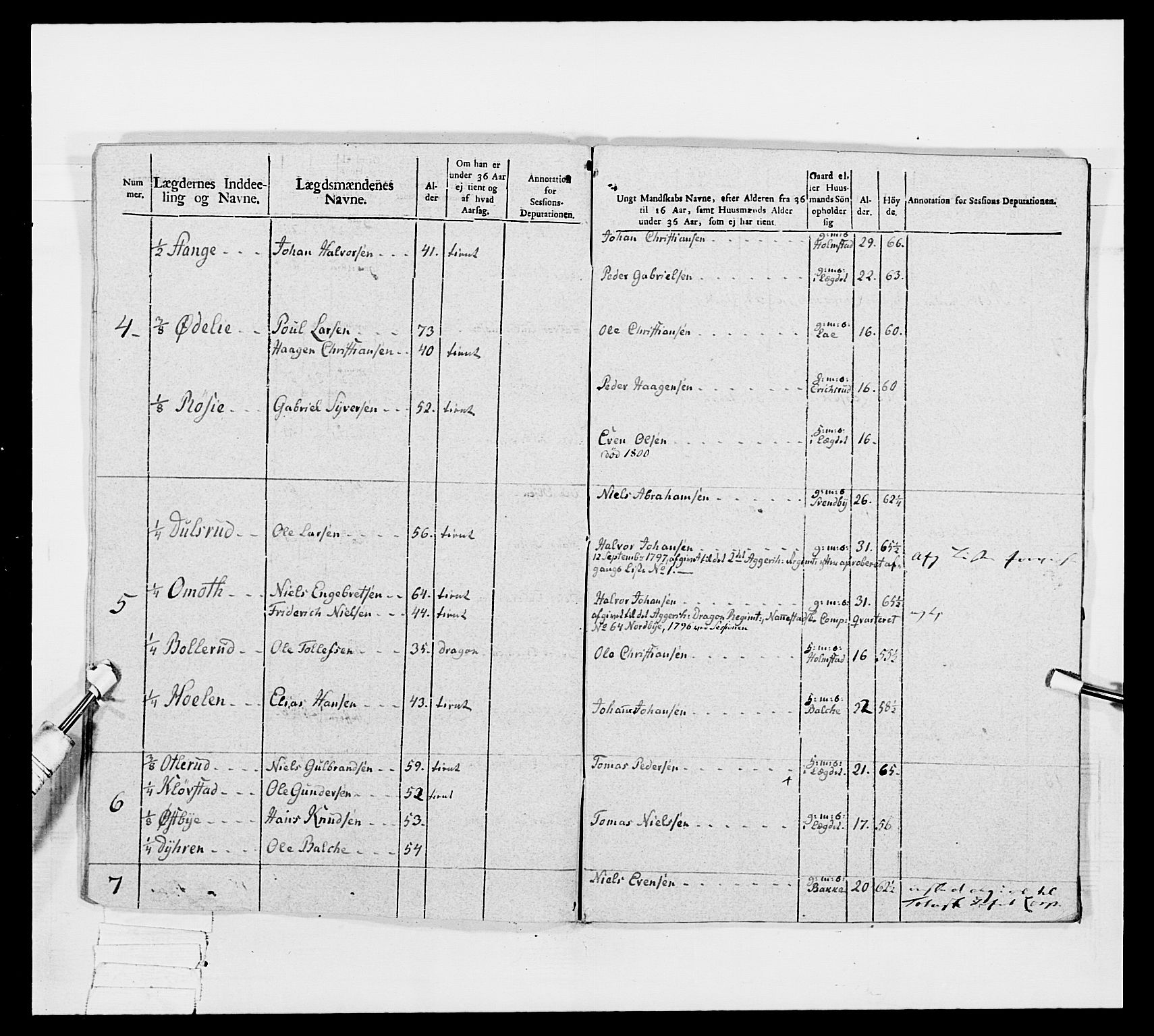 Generalitets- og kommissariatskollegiet, Det kongelige norske kommissariatskollegium, AV/RA-EA-5420/E/Eh/L0040: 1. Akershusiske nasjonale infanteriregiment, 1792-1800, p. 493