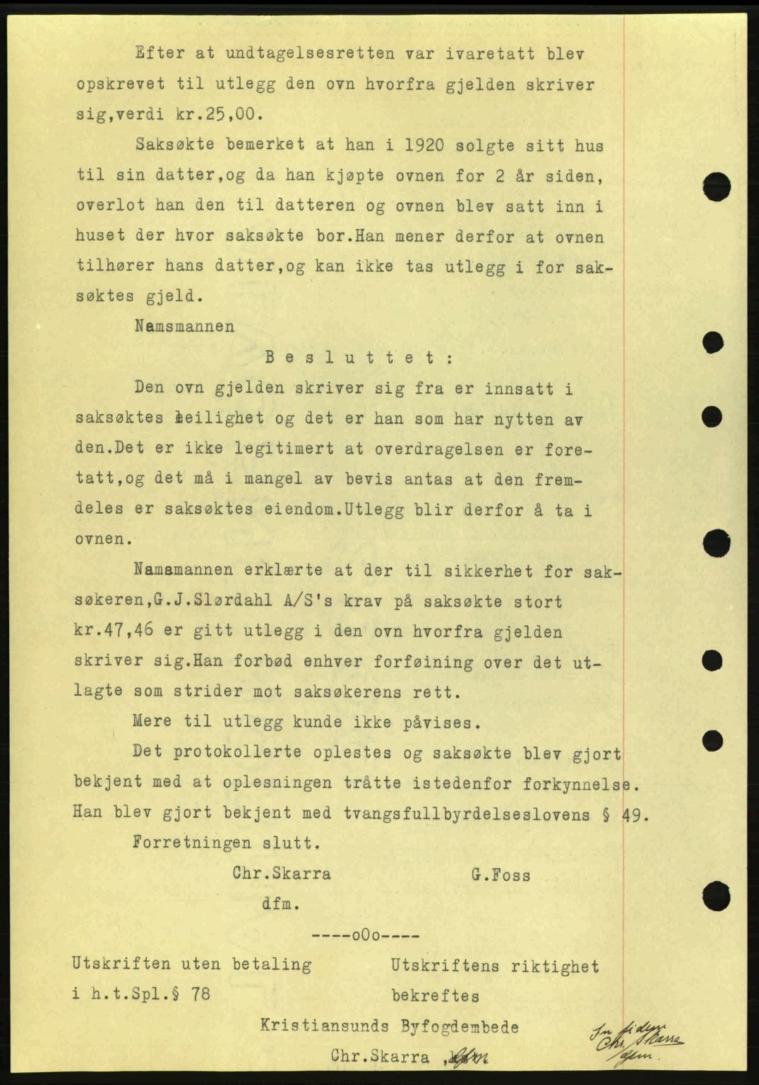 Kristiansund byfogd, SAT/A-4587/A/27: Mortgage book no. 31, 1938-1939, Diary no: : 664/1938