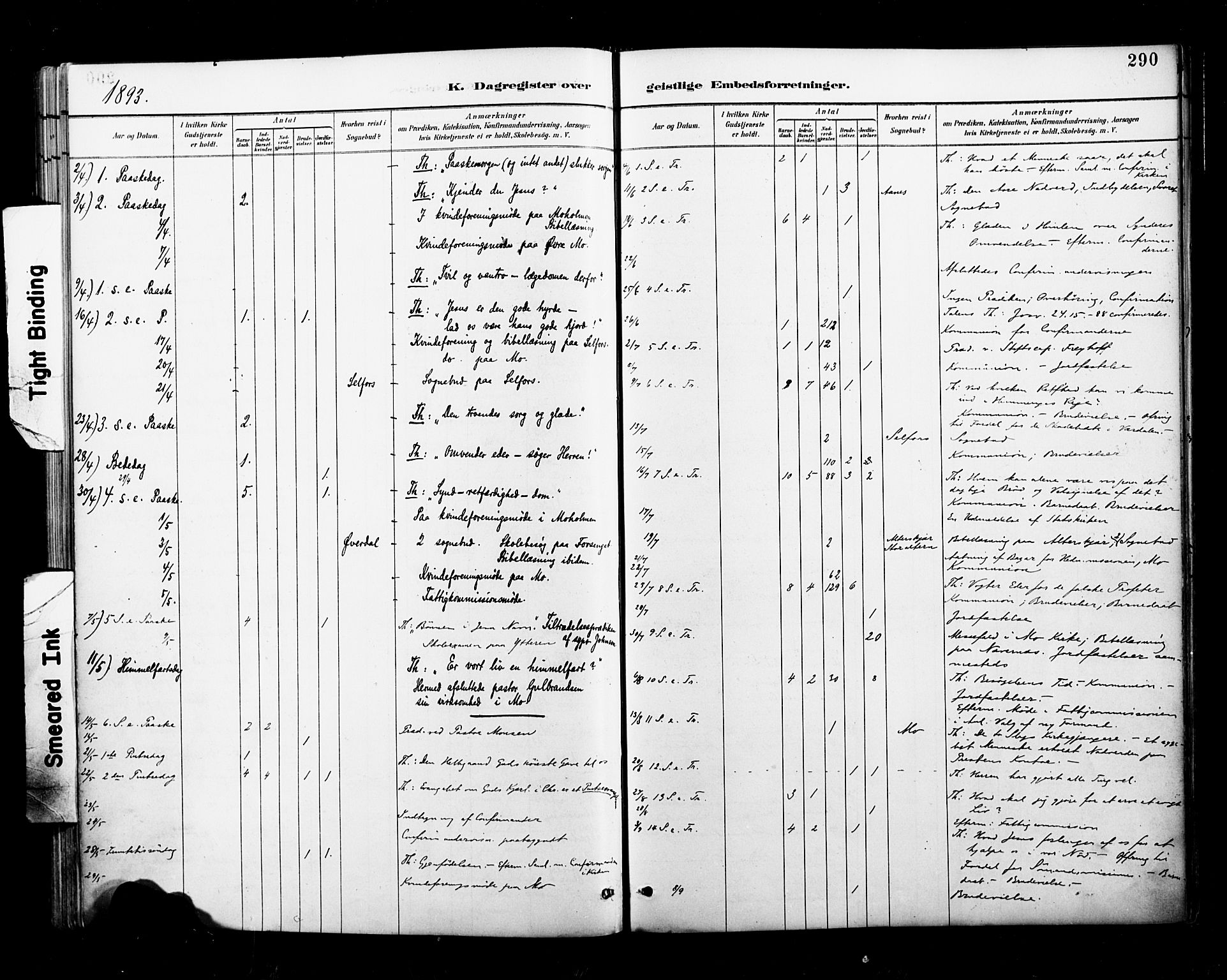 Ministerialprotokoller, klokkerbøker og fødselsregistre - Nordland, AV/SAT-A-1459/827/L0401: Parish register (official) no. 827A13, 1887-1905, p. 290