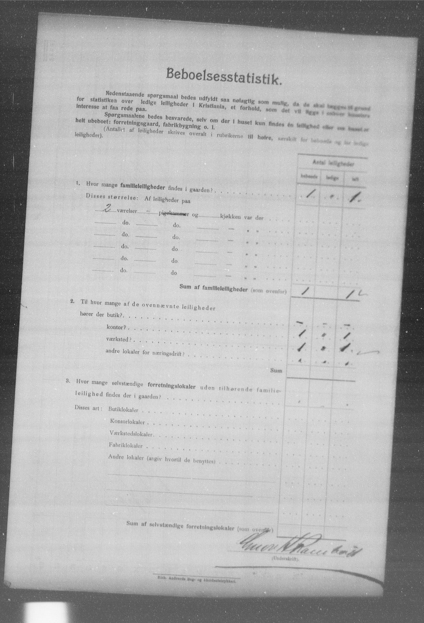 OBA, Municipal Census 1904 for Kristiania, 1904, p. 11662