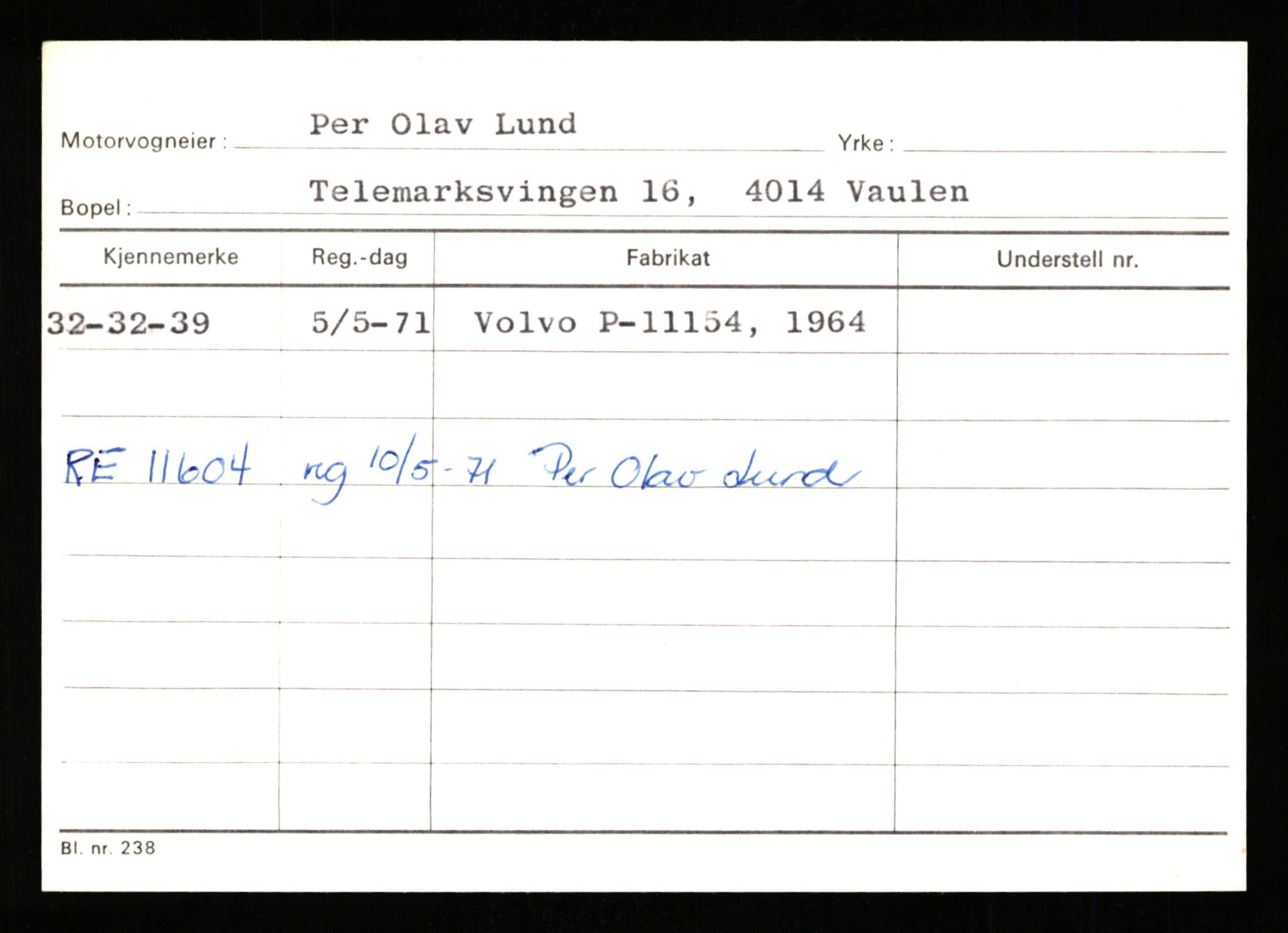 Stavanger trafikkstasjon, AV/SAST-A-101942/0/G/L0011: Registreringsnummer: 240000 - 363477, 1930-1971, p. 2175