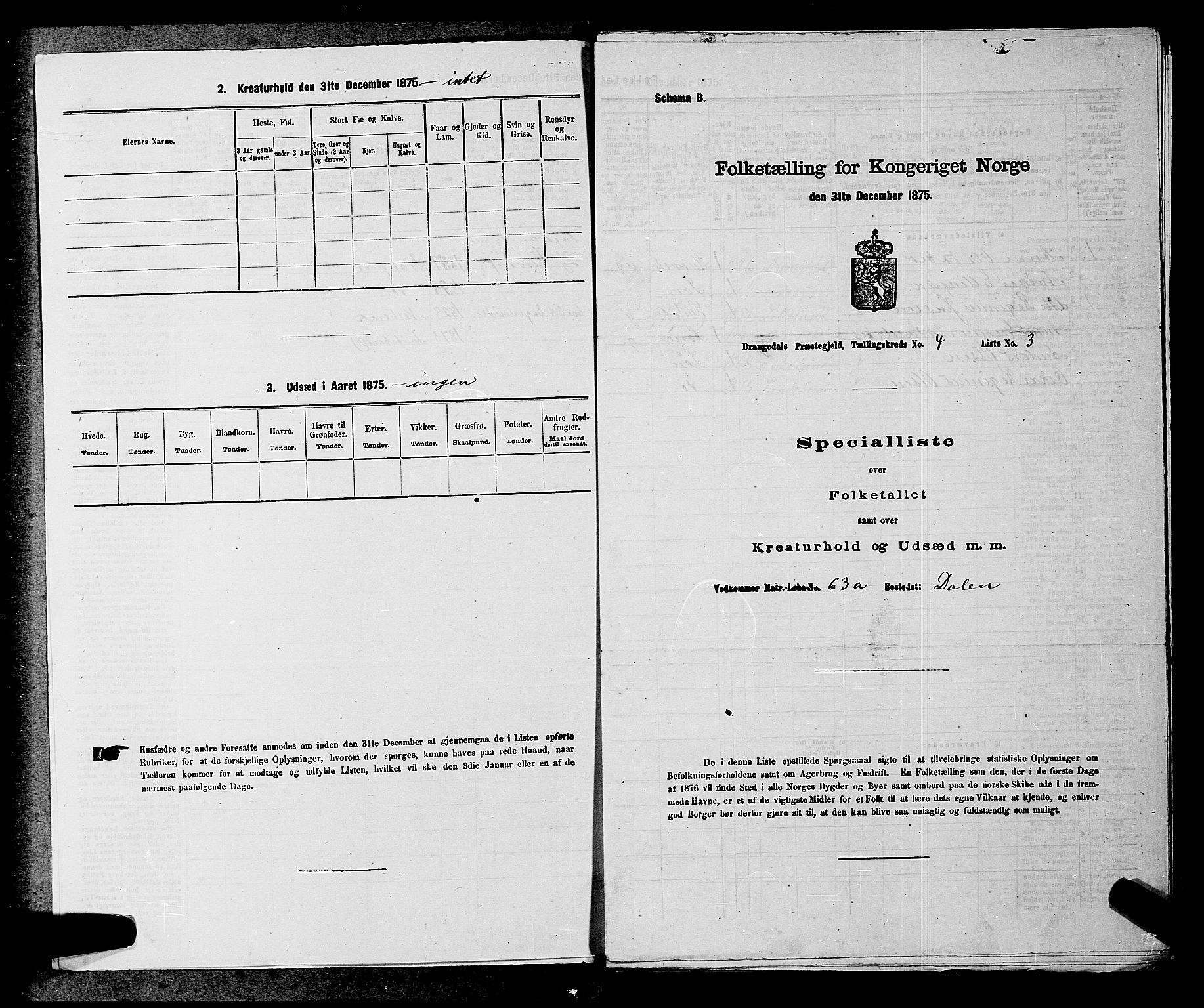 SAKO, 1875 census for 0817P Drangedal, 1875, p. 418