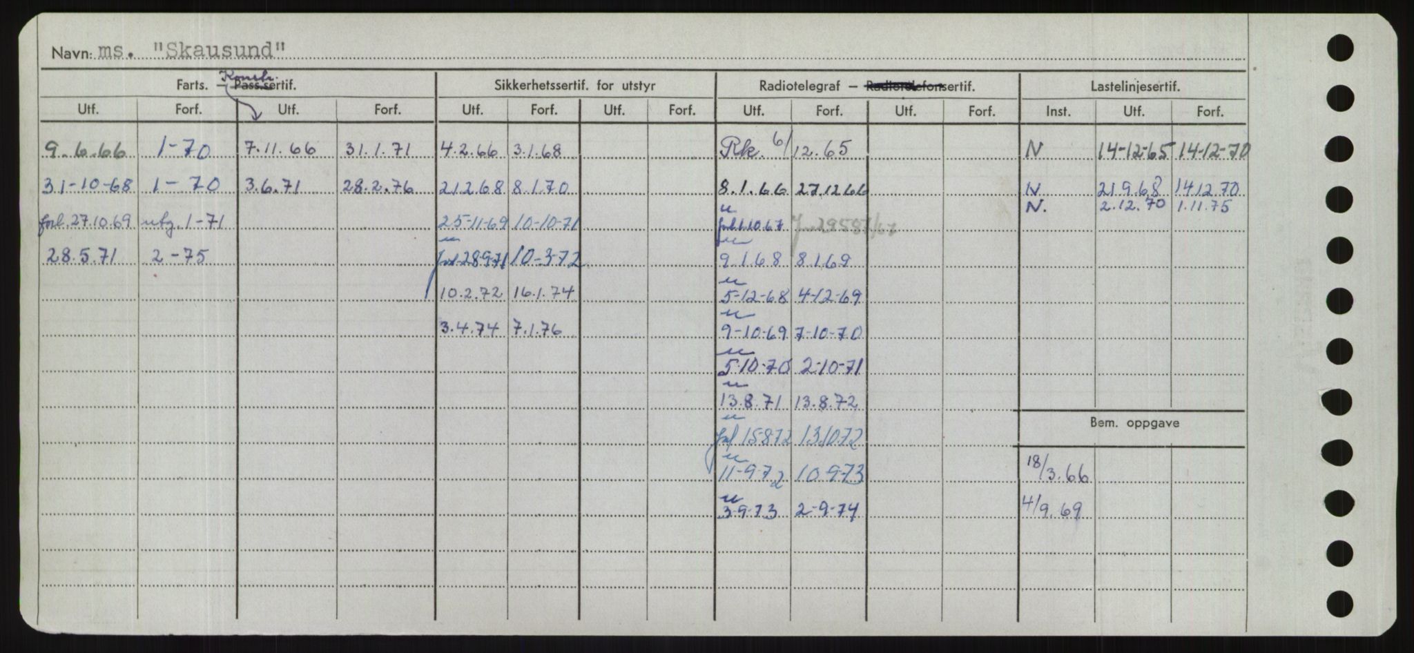 Sjøfartsdirektoratet med forløpere, Skipsmålingen, AV/RA-S-1627/H/Hd/L0034: Fartøy, Sk-Slå, p. 144