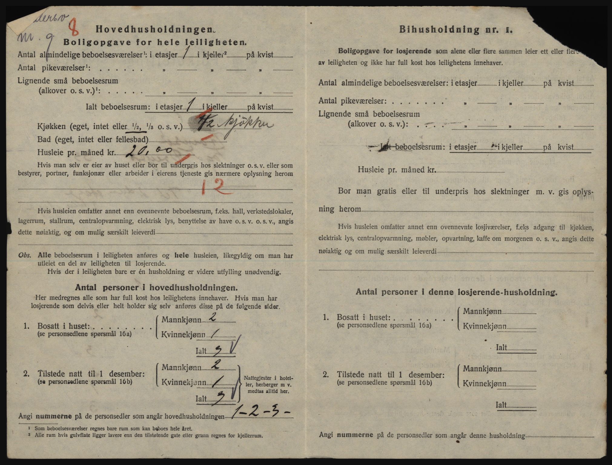 SATØ, 1920 census for Tromsø, 1920, p. 5896