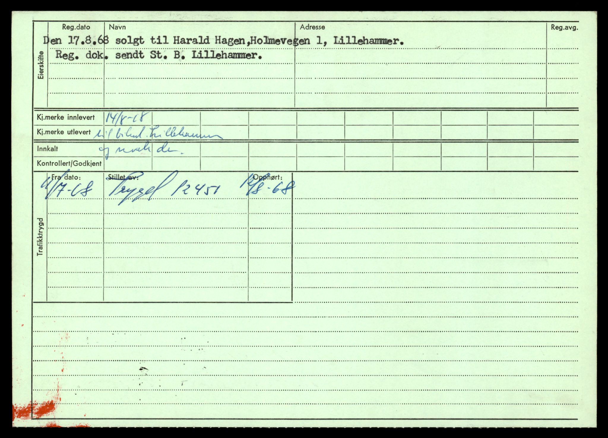 Møre og Romsdal vegkontor - Ålesund trafikkstasjon, AV/SAT-A-4099/F/Fe/L0041: Registreringskort for kjøretøy T 13710 - T 13905, 1927-1998, p. 1142
