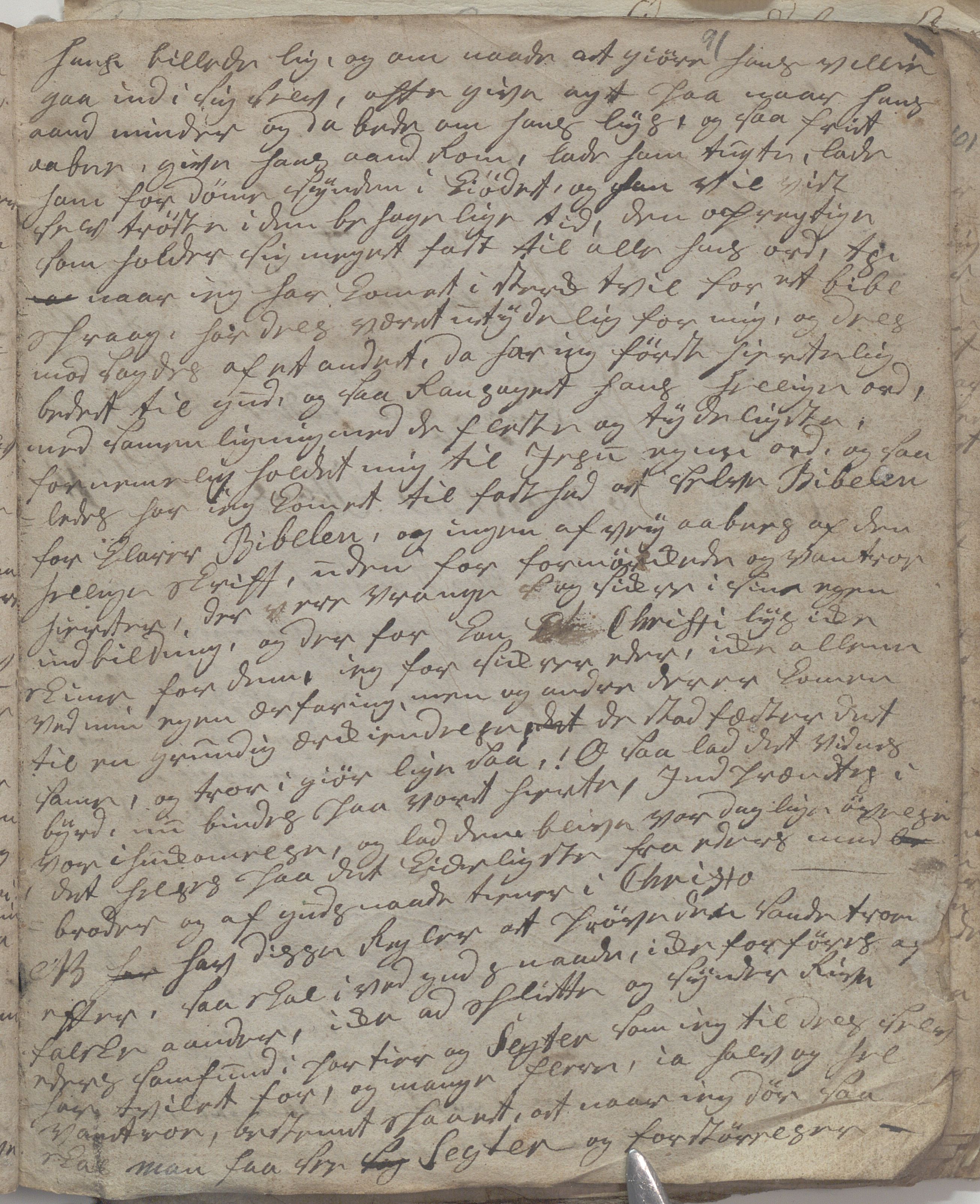 Heggtveitsamlingen, TMF/A-1007/H/L0047/0006: Kopibøker, brev etc.  / "Kopibok IV"/"MF IV", 1815-1819, p. 91