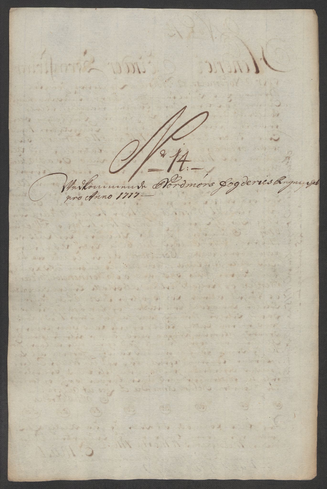 Rentekammeret inntil 1814, Reviderte regnskaper, Fogderegnskap, AV/RA-EA-4092/R56/L3750: Fogderegnskap Nordmøre, 1717, p. 161