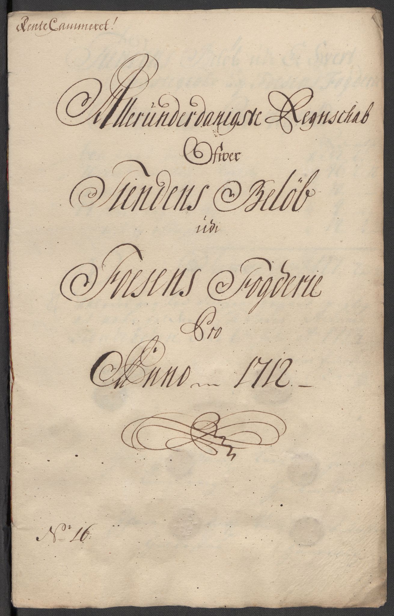 Rentekammeret inntil 1814, Reviderte regnskaper, Fogderegnskap, AV/RA-EA-4092/R57/L3861: Fogderegnskap Fosen, 1712-1713, p. 439