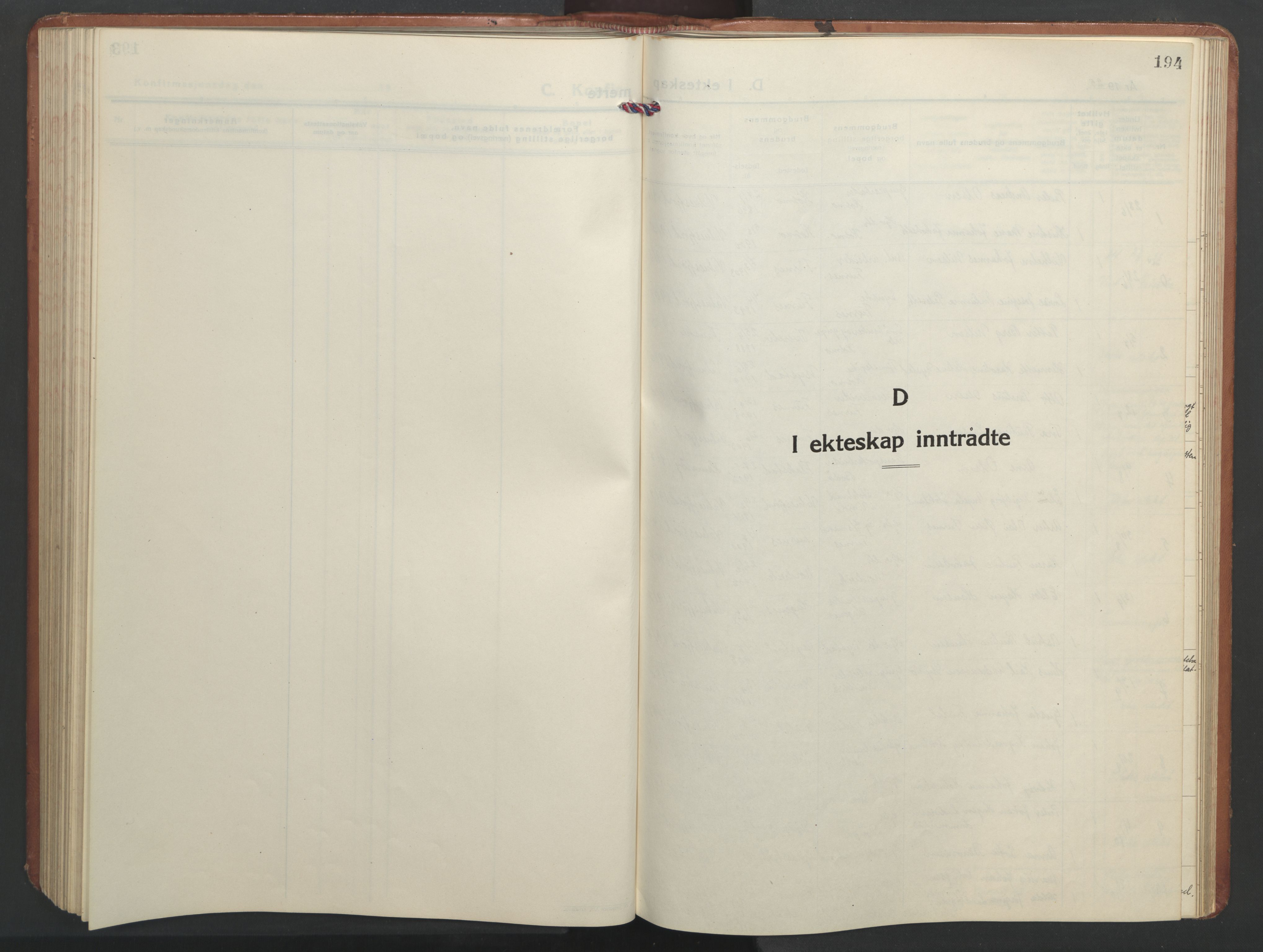 Ministerialprotokoller, klokkerbøker og fødselsregistre - Nordland, SAT/A-1459/851/L0727: Parish register (copy) no. 851C02, 1925-1948, p. 194