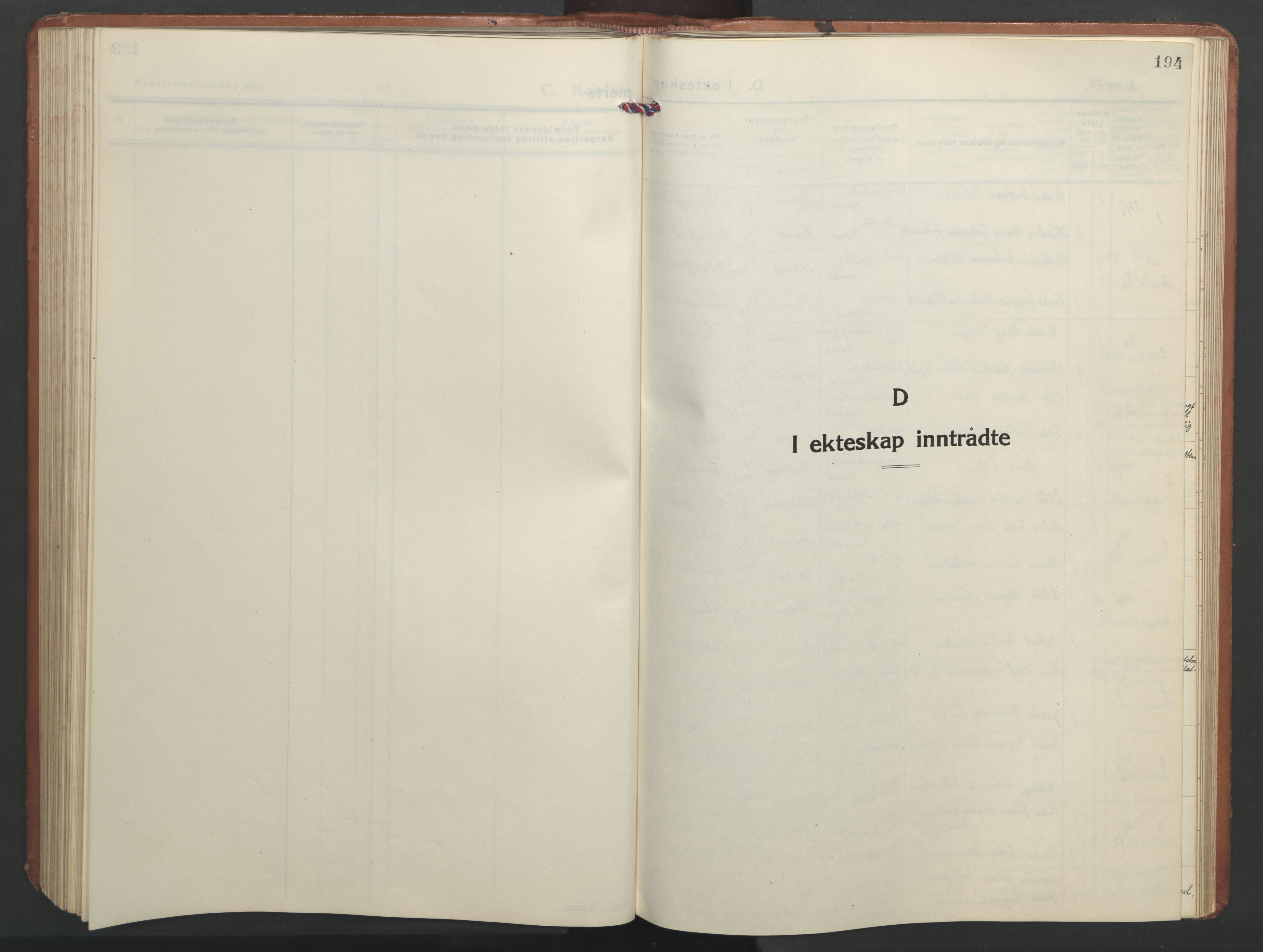 Ministerialprotokoller, klokkerbøker og fødselsregistre - Nordland, AV/SAT-A-1459/851/L0727: Parish register (copy) no. 851C02, 1925-1948, p. 194