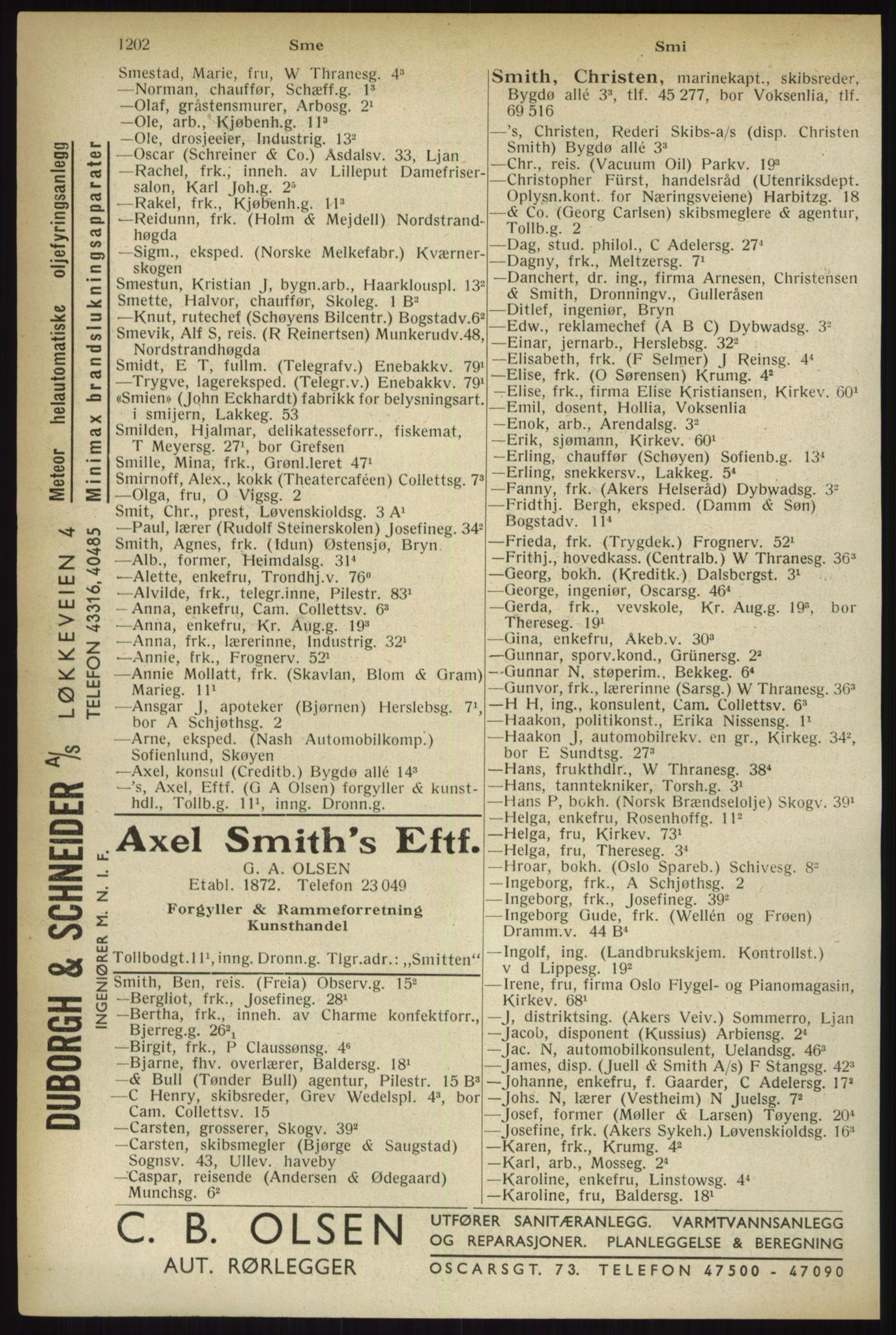 Kristiania/Oslo adressebok, PUBL/-, 1933, p. 1202