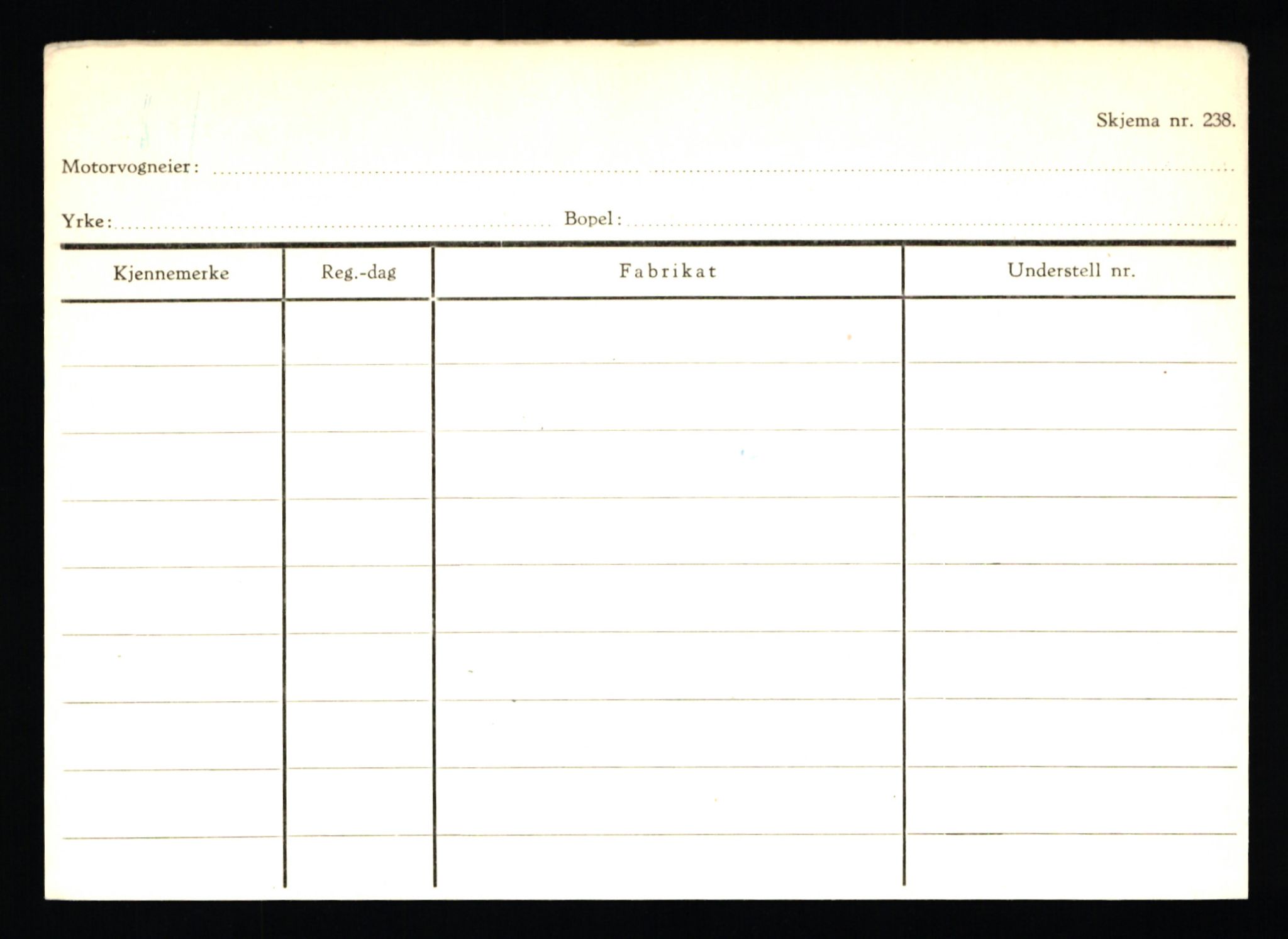 Stavanger trafikkstasjon, SAST/A-101942/0/H/L0026: Myhre - Nilsen J., 1930-1971, p. 1284