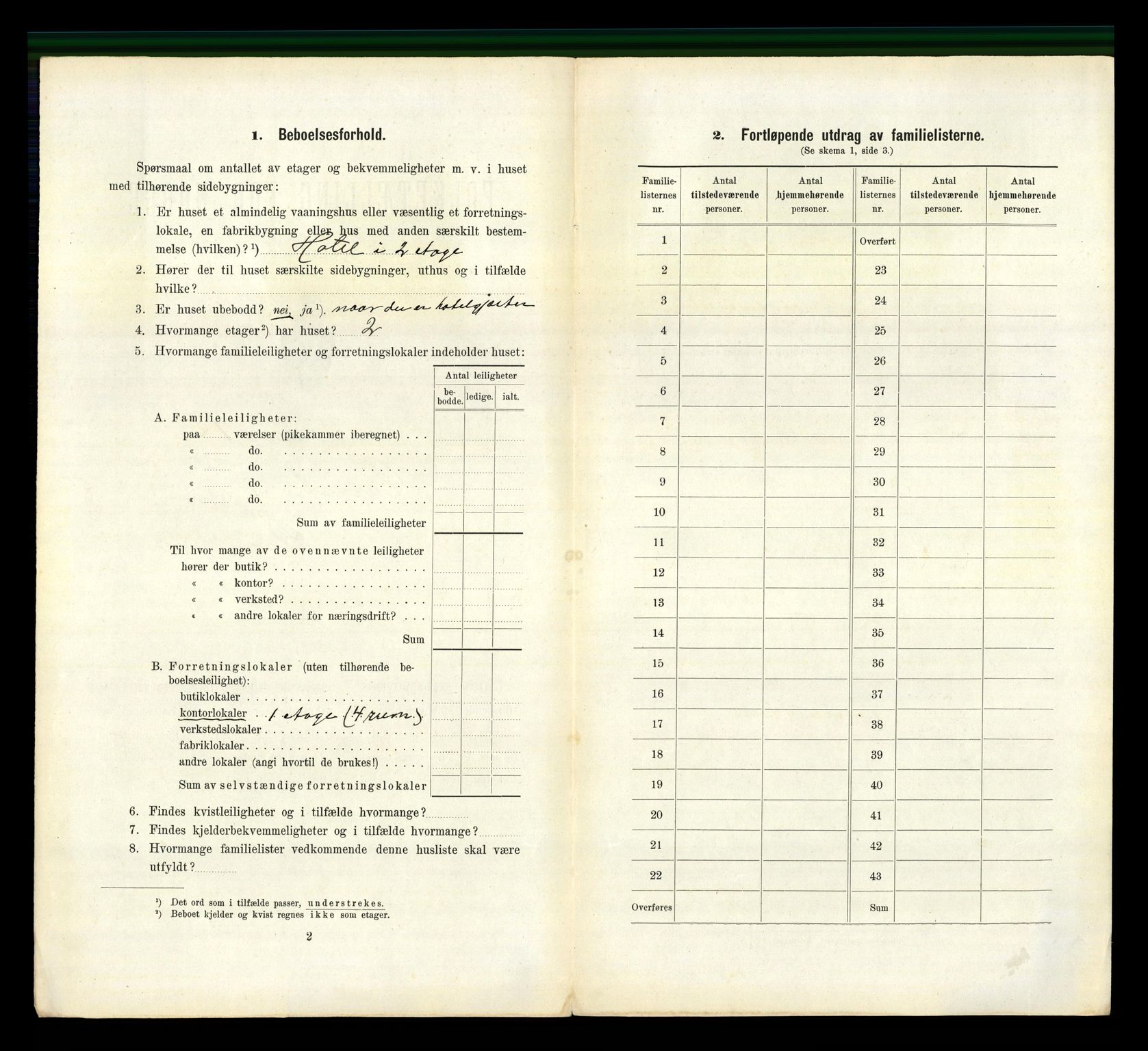 RA, 1910 census for Larvik, 1910, p. 2042