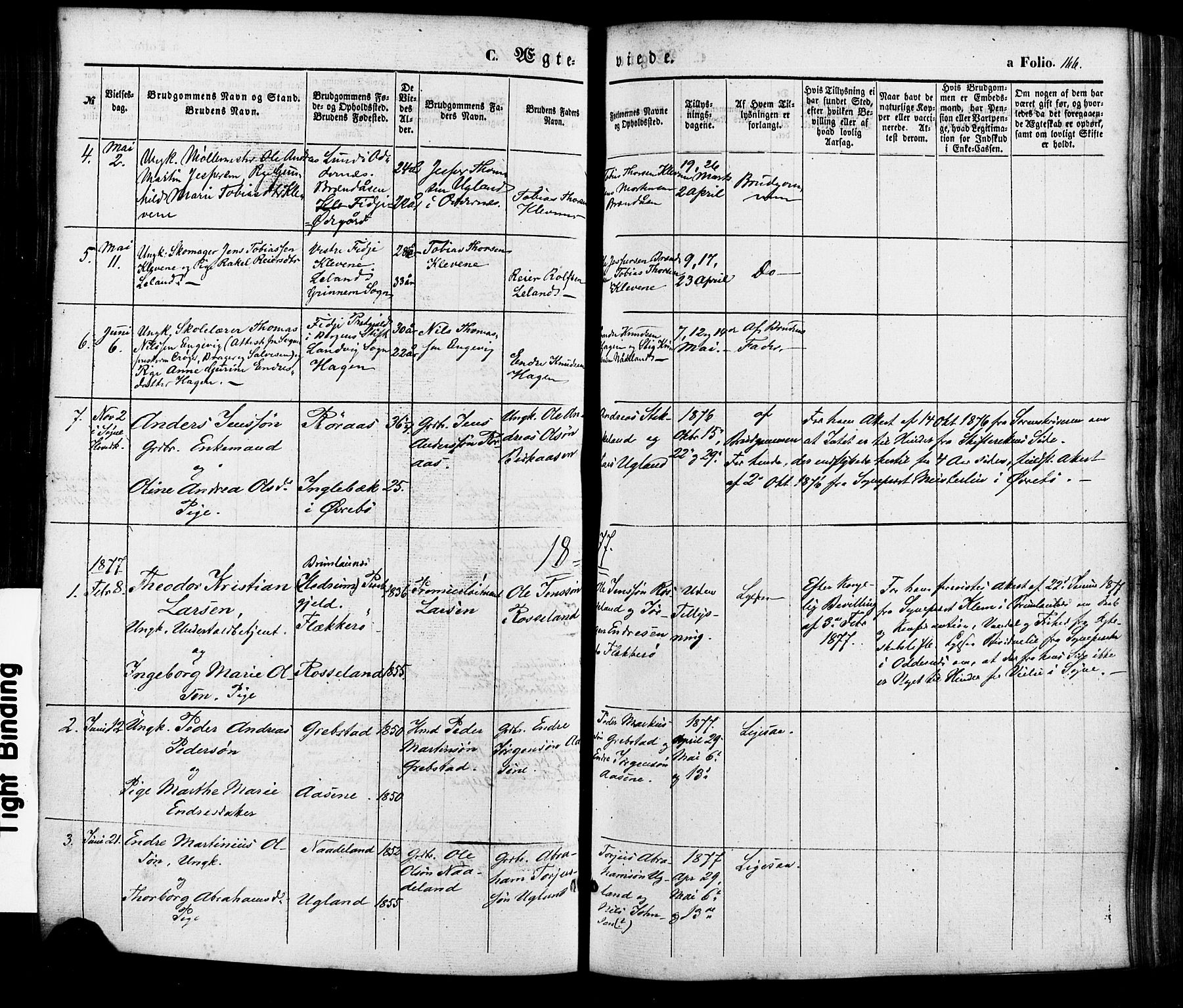 Søgne sokneprestkontor, SAK/1111-0037/F/Fa/Faa/L0002: Parish register (official) no. A 2, 1854-1882, p. 166