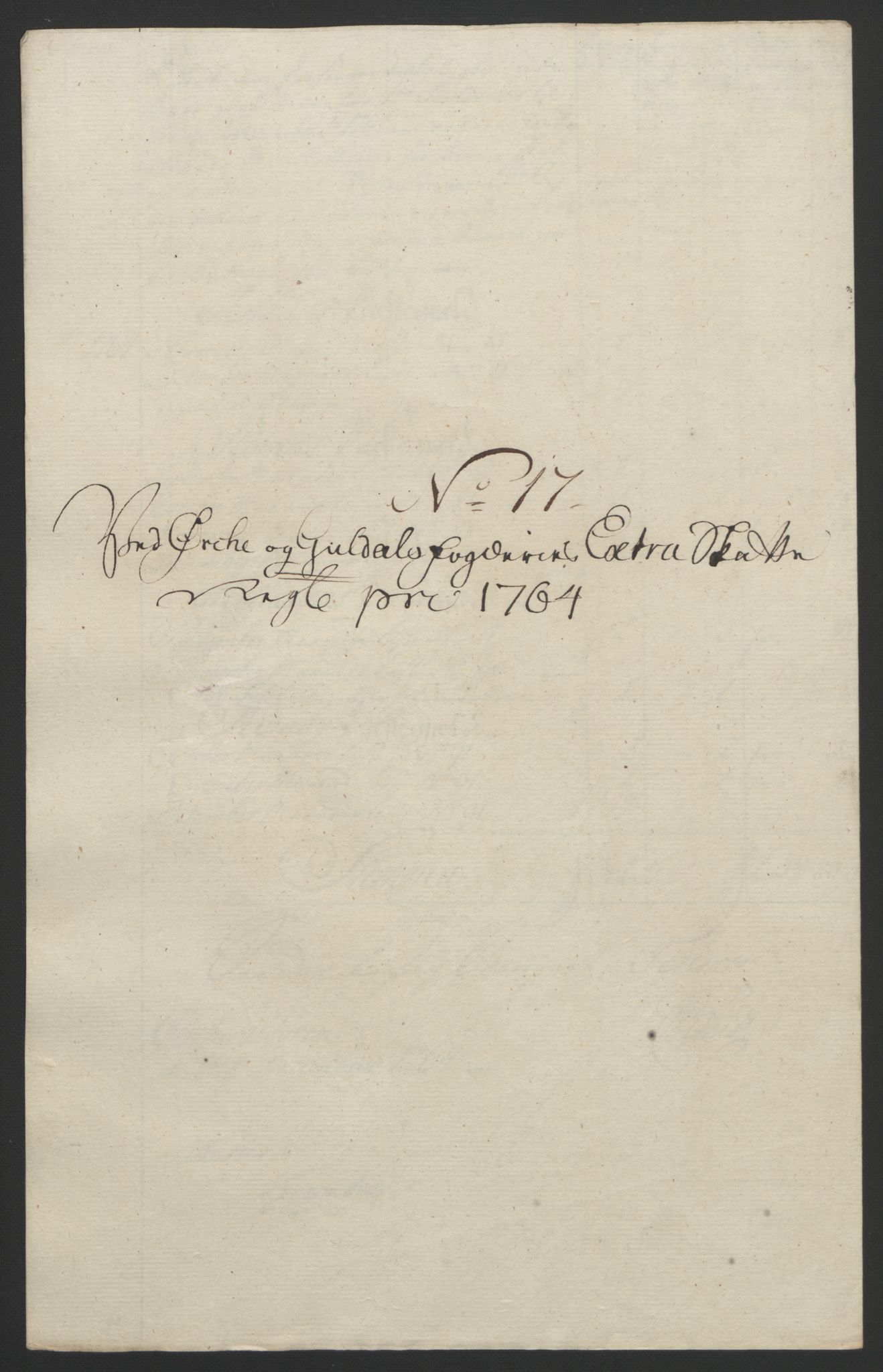 Rentekammeret inntil 1814, Reviderte regnskaper, Fogderegnskap, AV/RA-EA-4092/R60/L4094: Ekstraskatten Orkdal og Gauldal, 1762-1765, p. 195