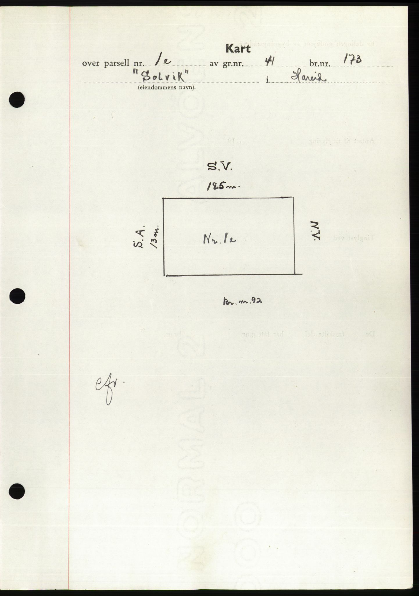 Søre Sunnmøre sorenskriveri, AV/SAT-A-4122/1/2/2C/L0076: Mortgage book no. 2A, 1943-1944, Diary no: : 432/1944