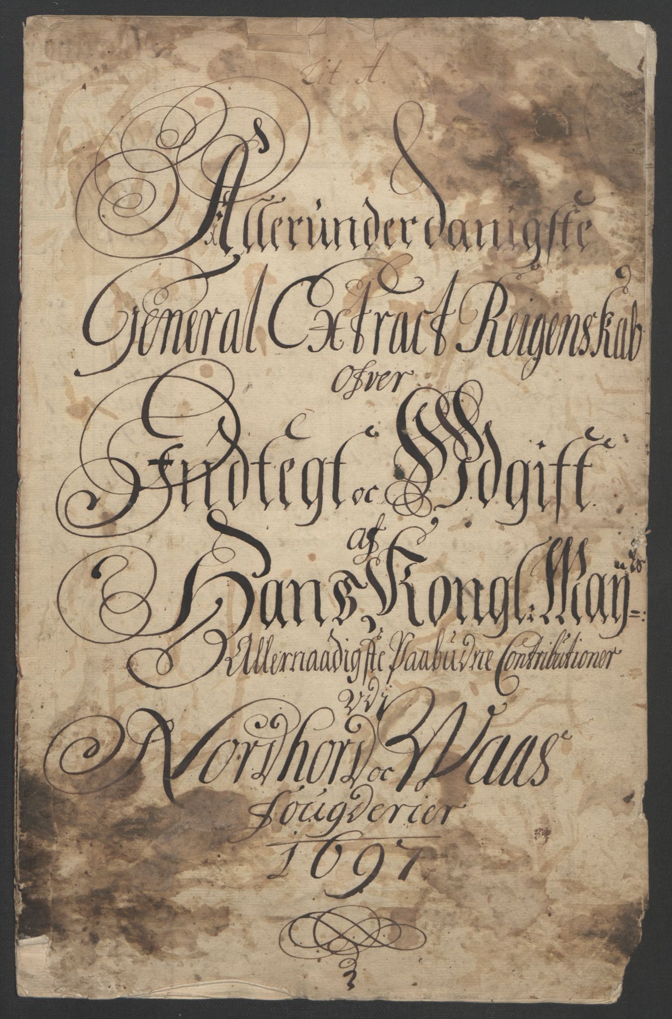 Rentekammeret inntil 1814, Reviderte regnskaper, Fogderegnskap, RA/EA-4092/R51/L3183: Fogderegnskap Nordhordland og Voss, 1695-1697, p. 303