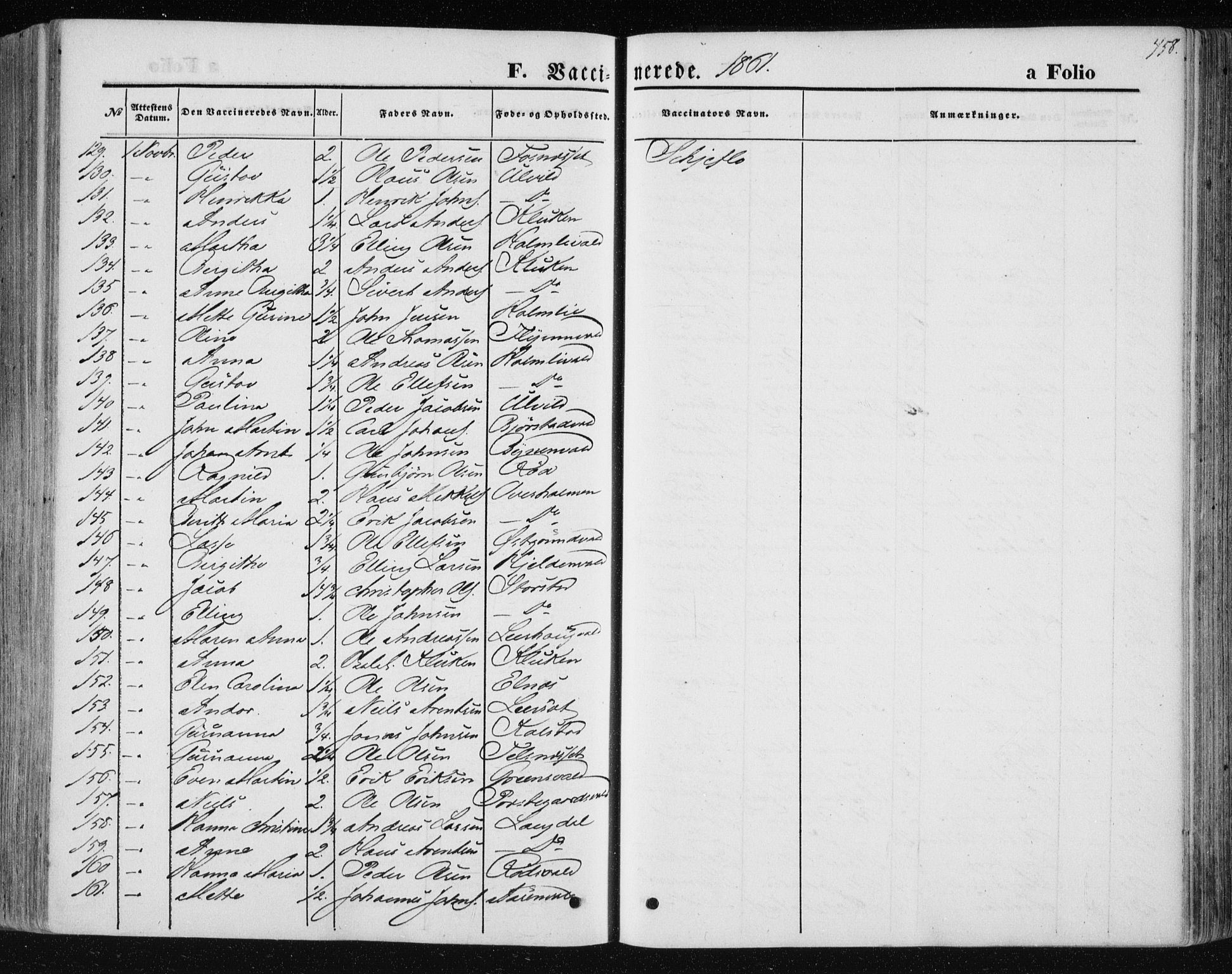 Ministerialprotokoller, klokkerbøker og fødselsregistre - Nord-Trøndelag, SAT/A-1458/723/L0241: Parish register (official) no. 723A10, 1860-1869, p. 458