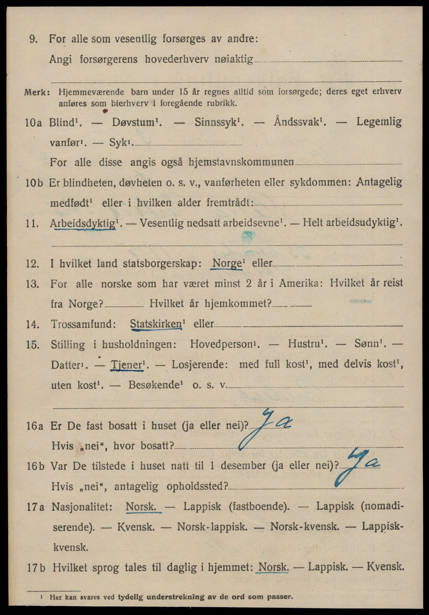 SAT, 1920 census for Roan, 1920, p. 2258