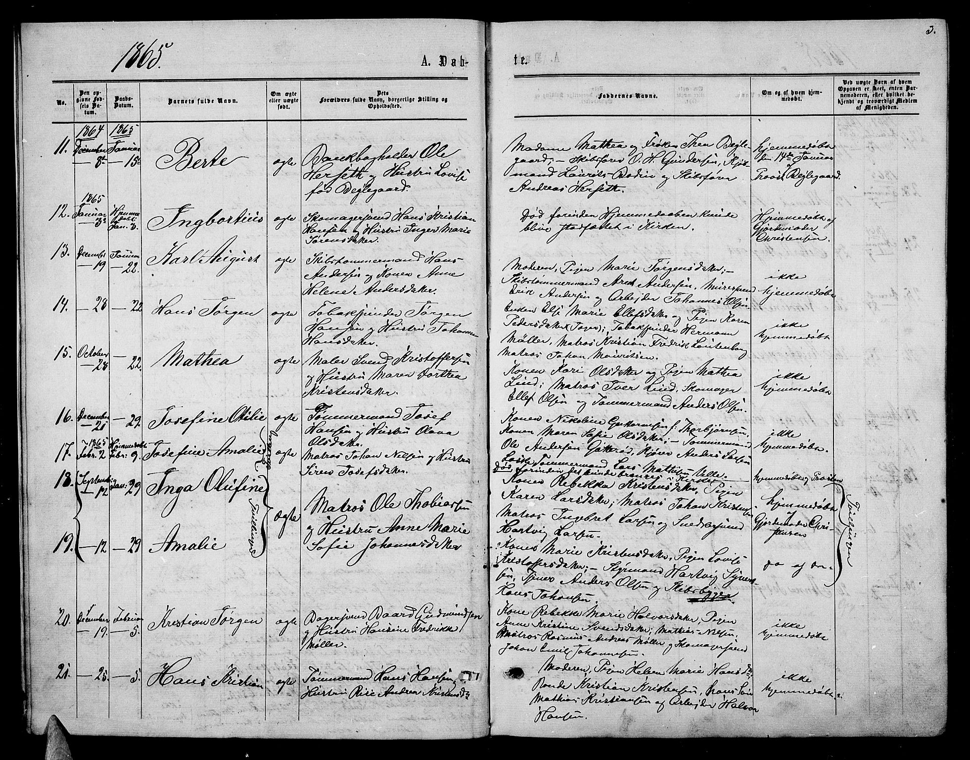 Tønsberg kirkebøker, SAKO/A-330/G/Ga/L0004: Parish register (copy) no. 4, 1865-1874, p. 3